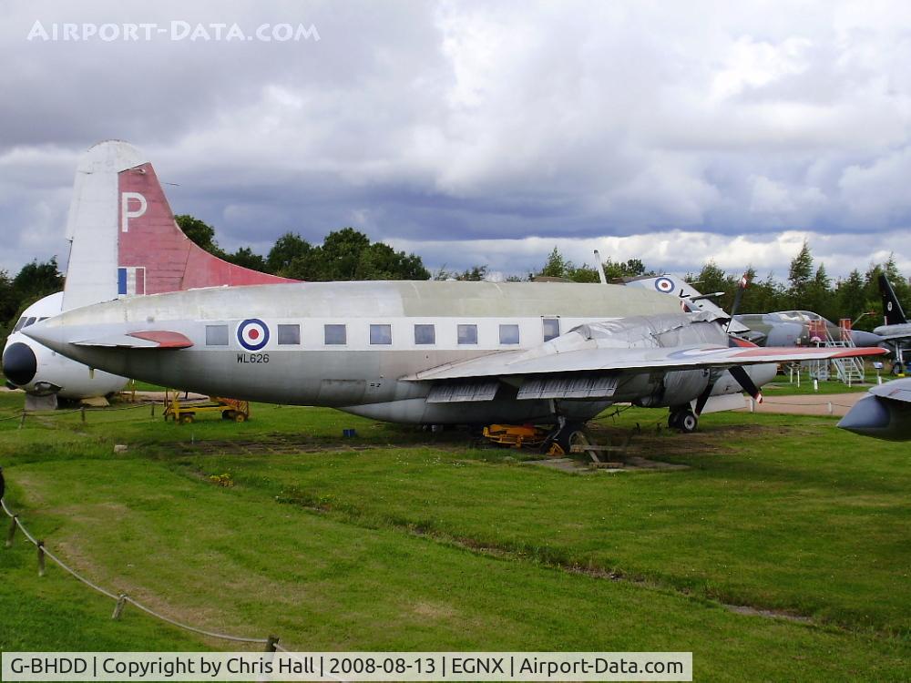 G-BHDD, 1953 Vickers Varsity T.1 C/N Not found WL626/G-BHDD, Preserved at the East Midlands Aeropark