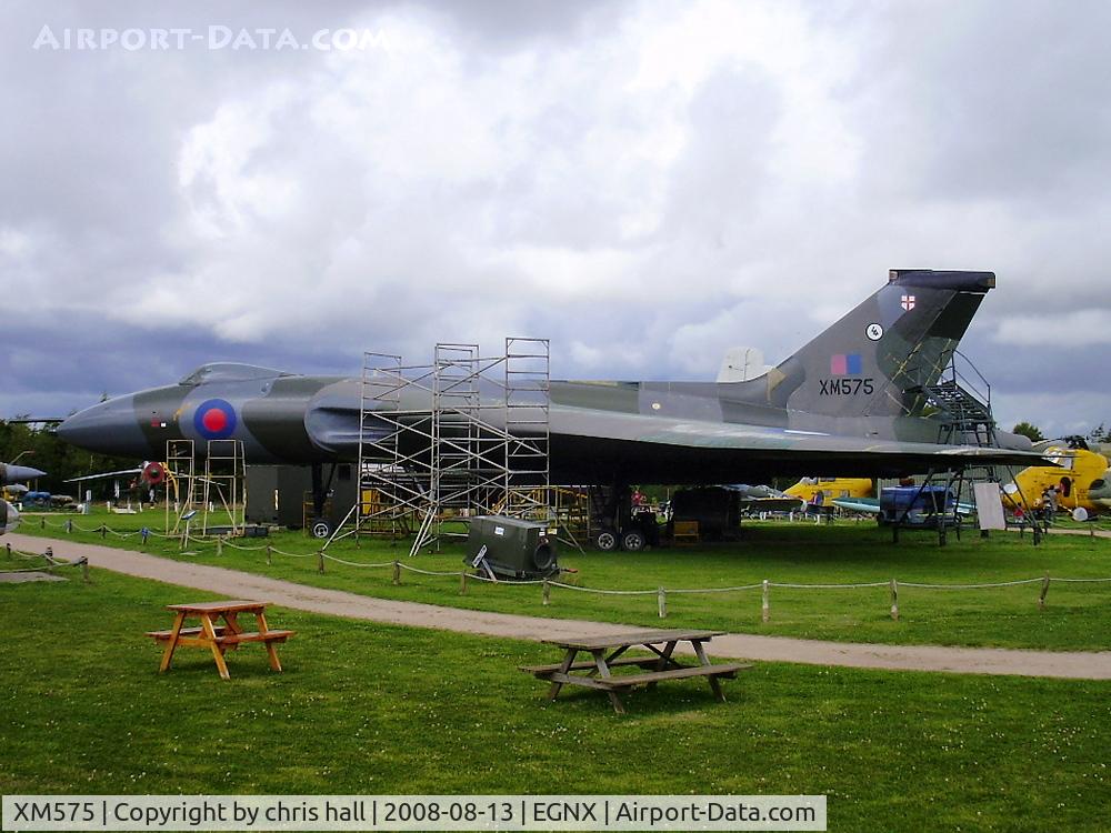 XM575, 1959 Avro Vulcan B.2A C/N Set 56, Preserved at the East Midlands Aeropark
