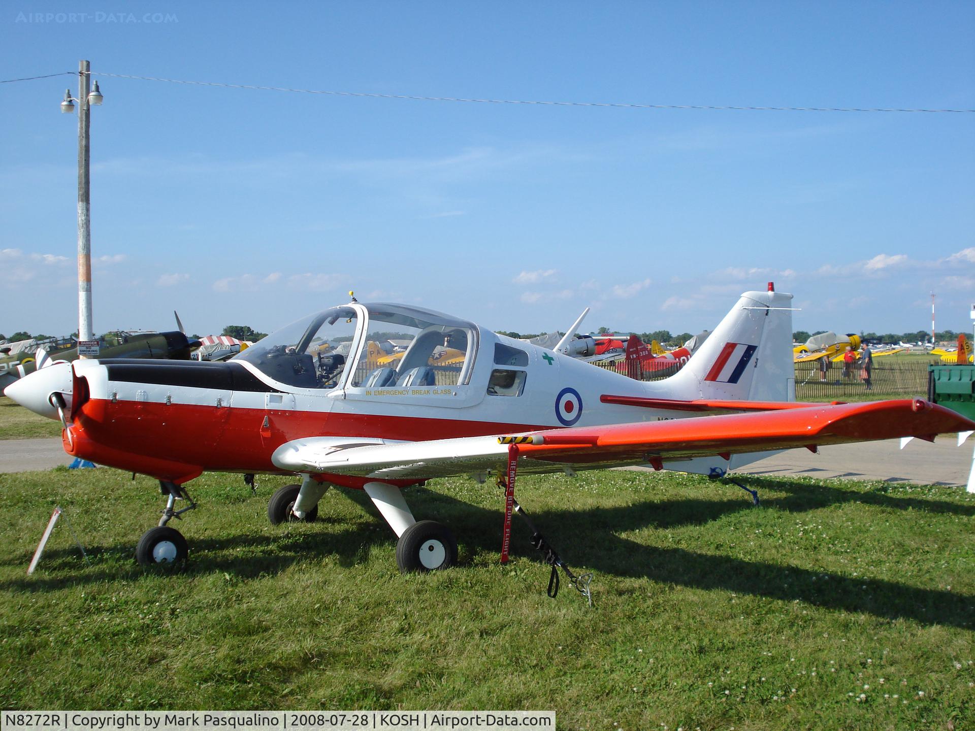 N8272R, 1972 Scottish Aviation Sk.61E Bulldog C/N BH100/164, Scottish Series 100