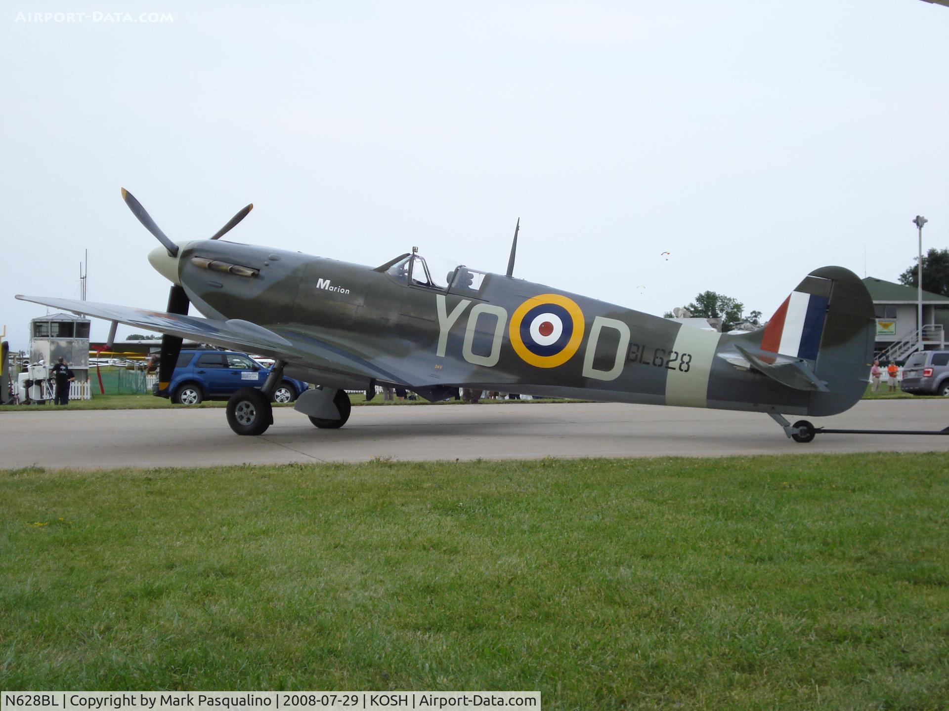 N628BL, 1942 Supermarine Spitfire Vb C/N CBAF.1660, Spitfire VB