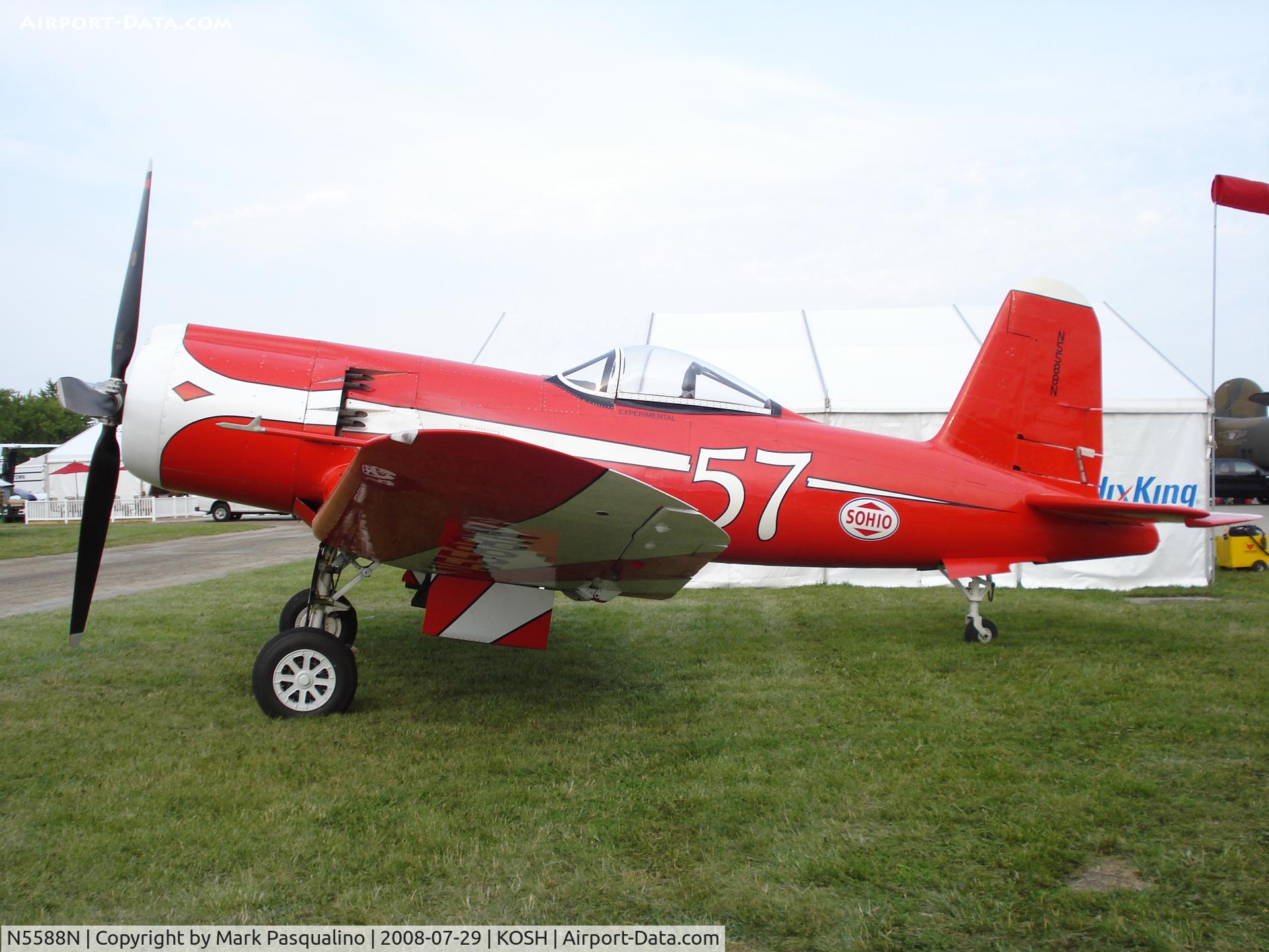 N5588N, 1945 Vought (Goodyear) F2G-1 Corsair C/N 6167, Goodyear F2G