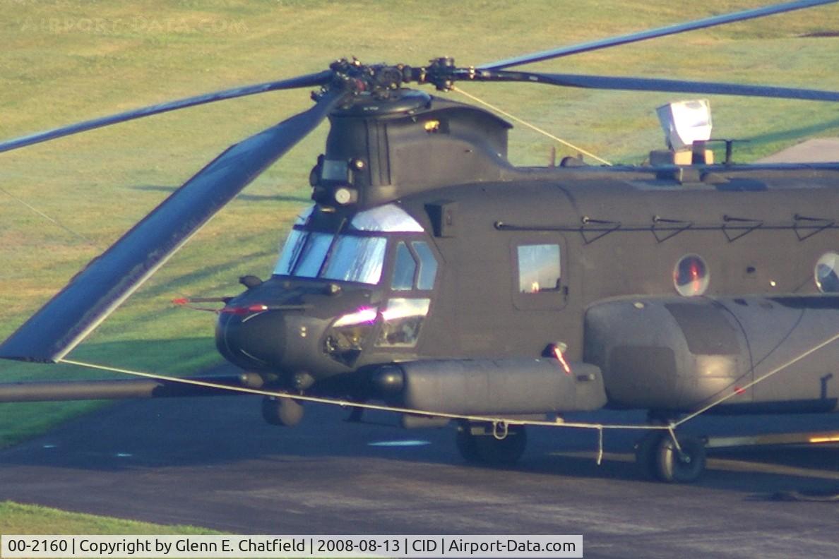 00-2160, 2000 Boeing MH-47G Chinook C/N M.3726, Taken from the control tower