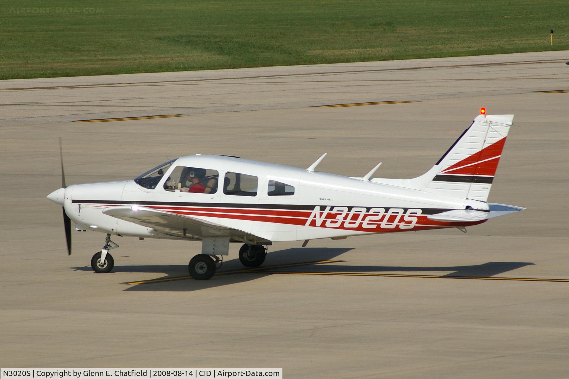 N3020S, 1979 Piper PA-28-161 C/N 28-7916295, On the Landmark Ramp.  Seen from my office window.