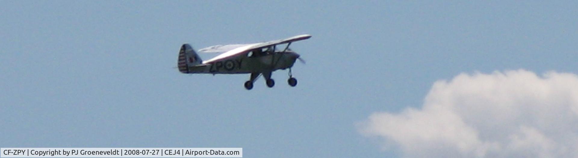 CF-ZPY, 1954 Piper PA-22-135 Tri-Pacer C/N 22-2049, Memorial Flight CEJ4