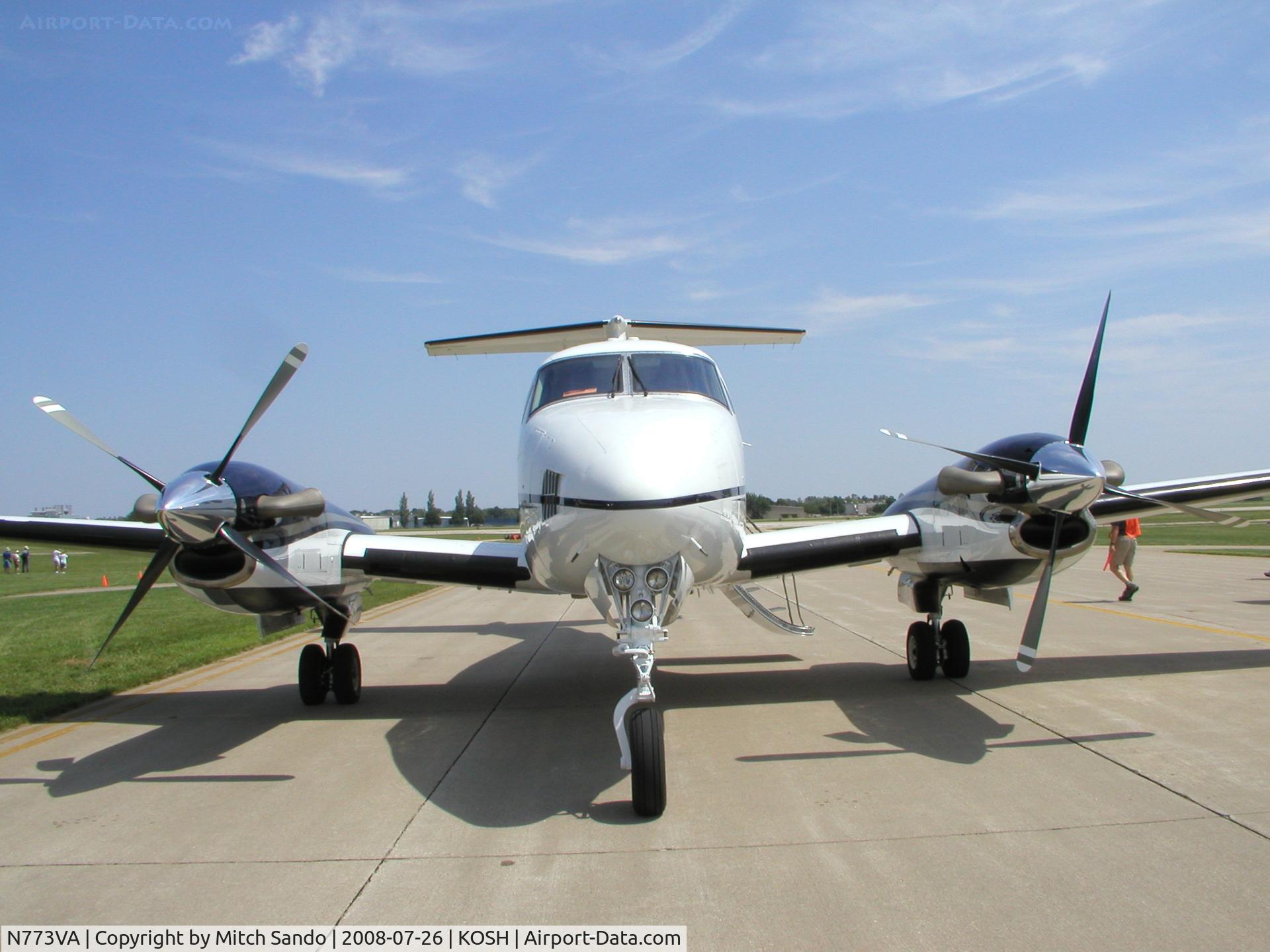 N773VA, 1984 Beech B200 King Air C/N BB-1195, EAA AirVenture 2008.