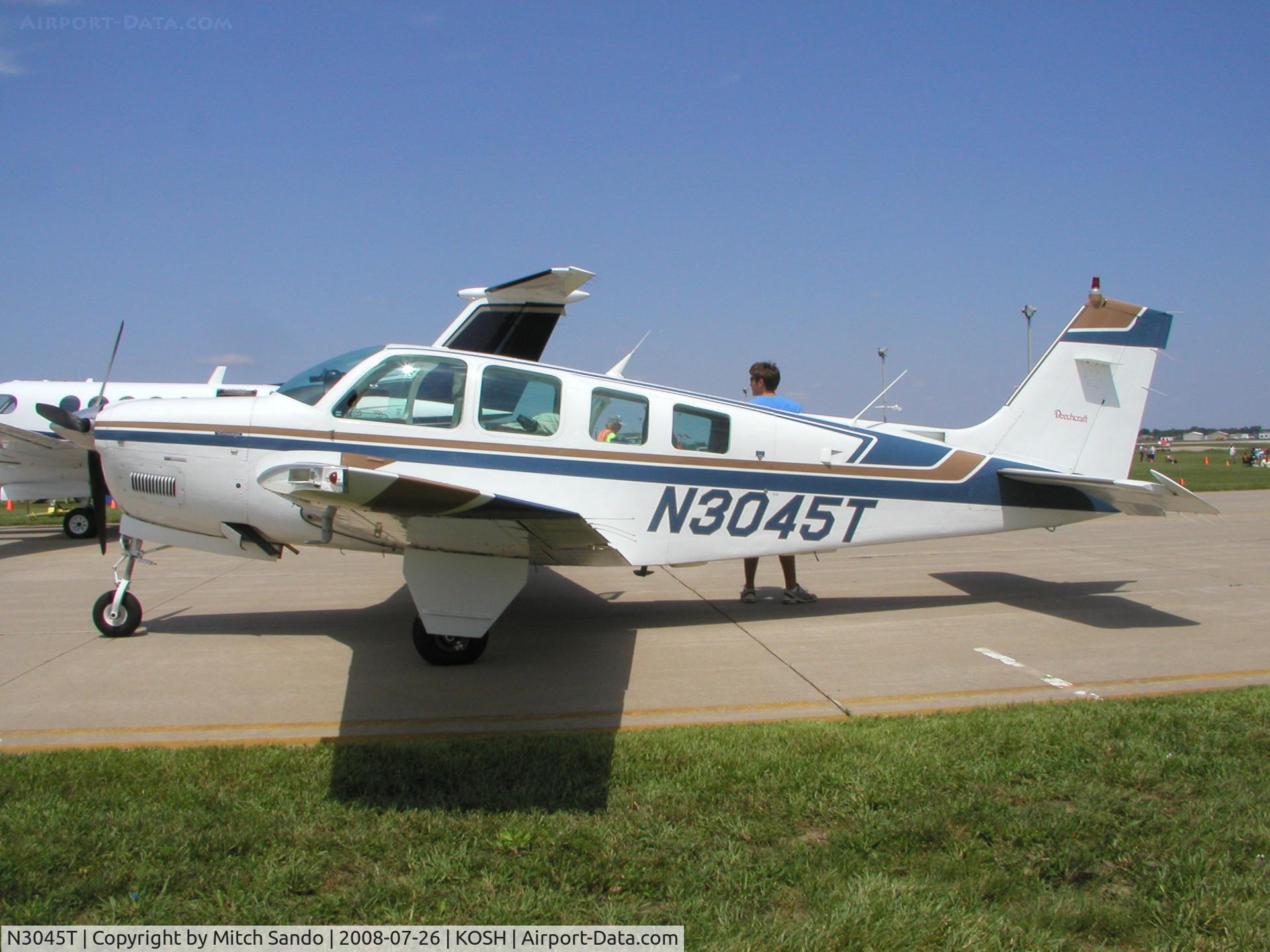 N3045T, 1987 Beech A36 Bonanza 36 C/N E-2369, EAA AirVenture 2008.