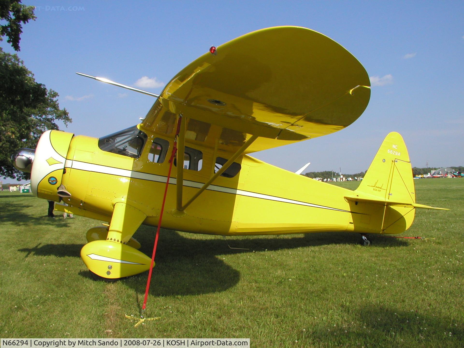 N66294, 1943 Howard Aircraft DGA-15P C/N 892, EAA AirVenture 2008.
