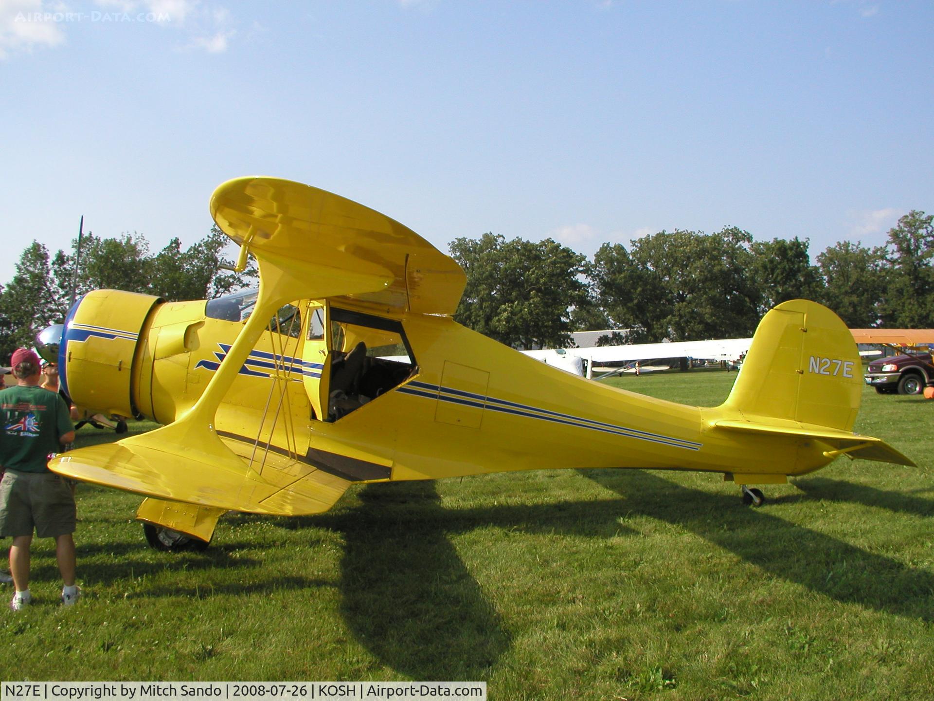 N27E, 1944 Beech D17S Staggerwing C/N 6883, EAA AirVenture 2008.