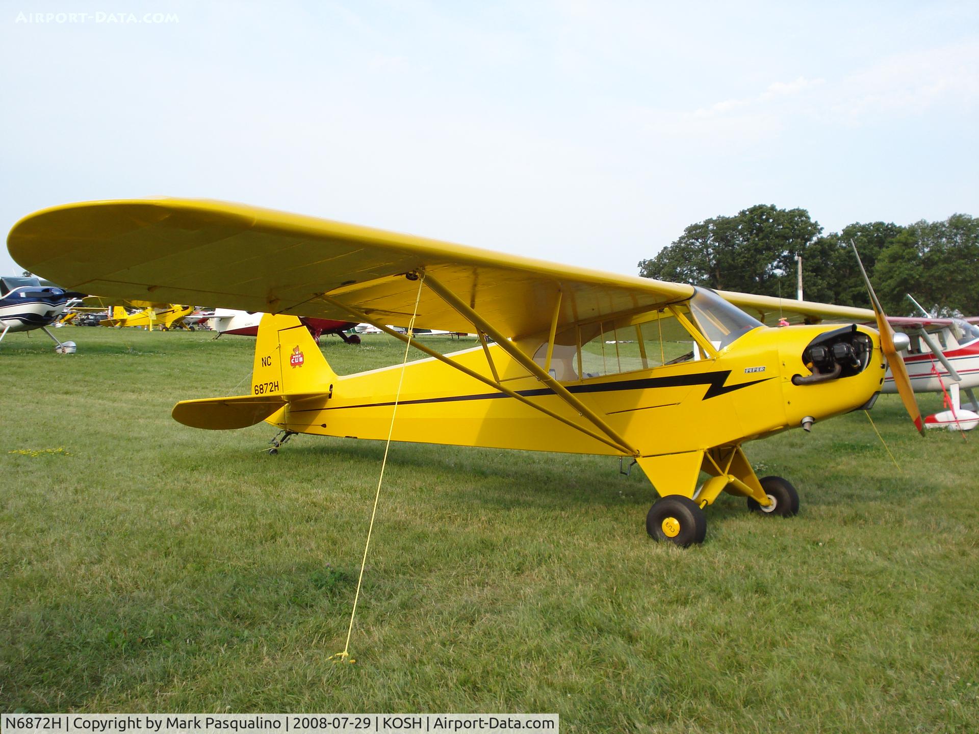 N6872H, 1946 Piper J3C-65 Cub C/N 20089, Piper J3C-65