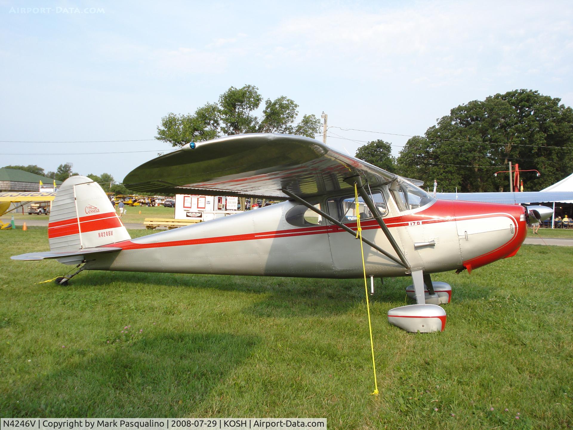 N4246V, 1948 Cessna 170 C/N 18602, Cessna 170