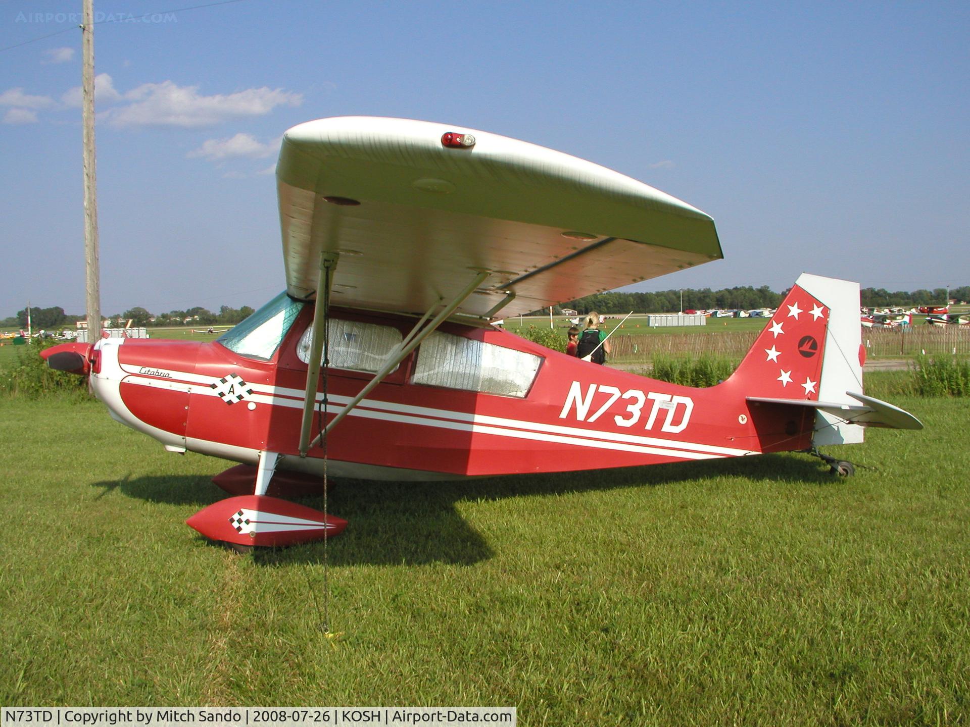 N73TD, 1973 Bellanca 7GCAA C/N 278-73, EAA AirVenture 2008.