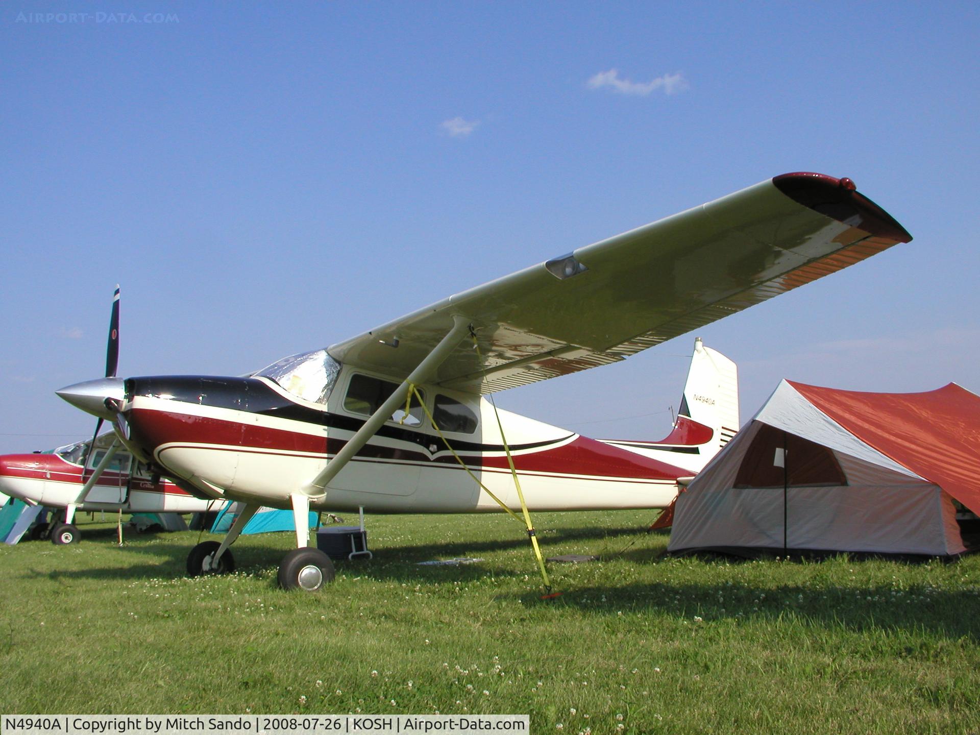 N4940A, 1956 Cessna 180 C/N 32337, EAA AirVenture 2008.