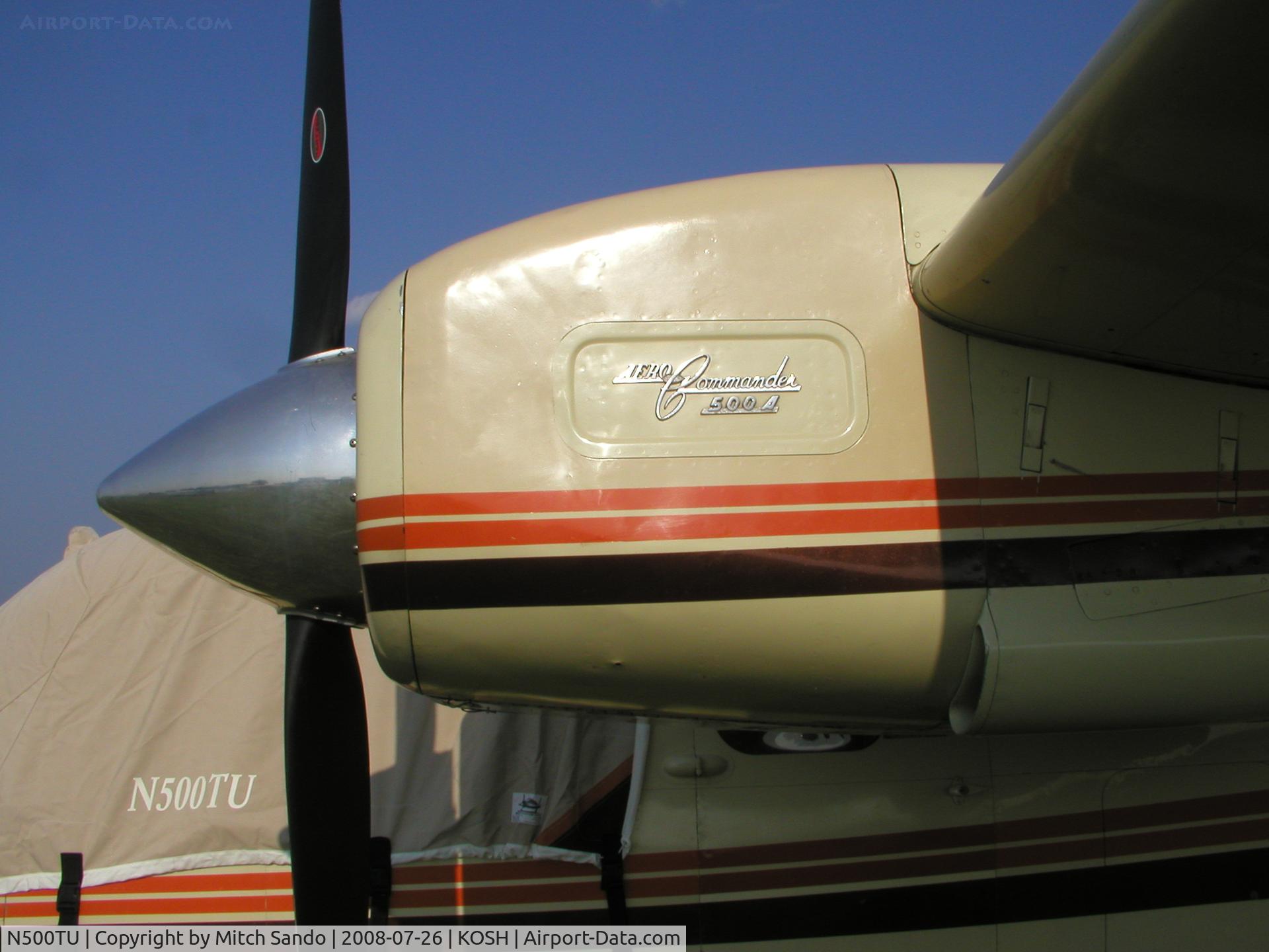 N500TU, 1962 Aero Commander 500-A C/N 500A-1259-83, EAA AirVenture 2008.