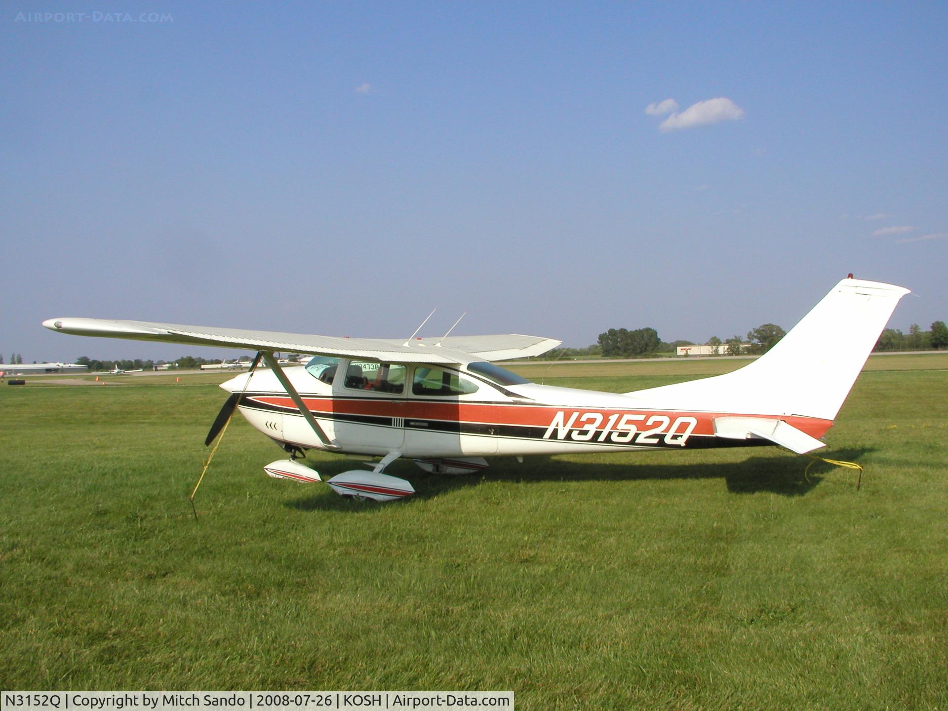 N3152Q, 1967 Cessna 182K Skylane C/N 18258152, EAA AirVenture 2008.