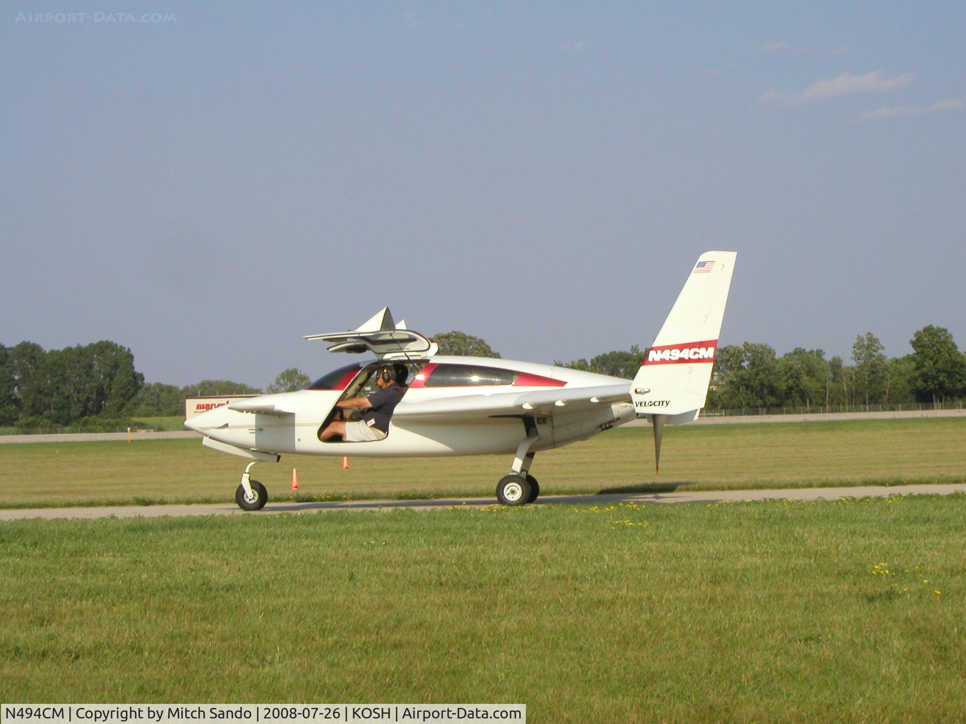 N494CM, 2000 Velocity Velocity XL RG C/N 001 (N494CM), EAA AirVenture 2008.