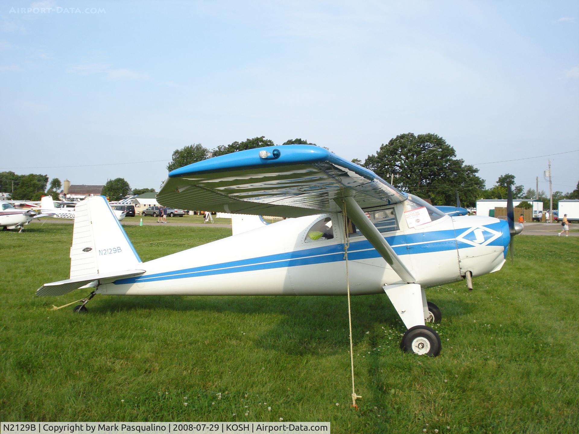 N2129B, 1949 Luscombe 8F Silvaire C/N 6556, Luscombe 8F