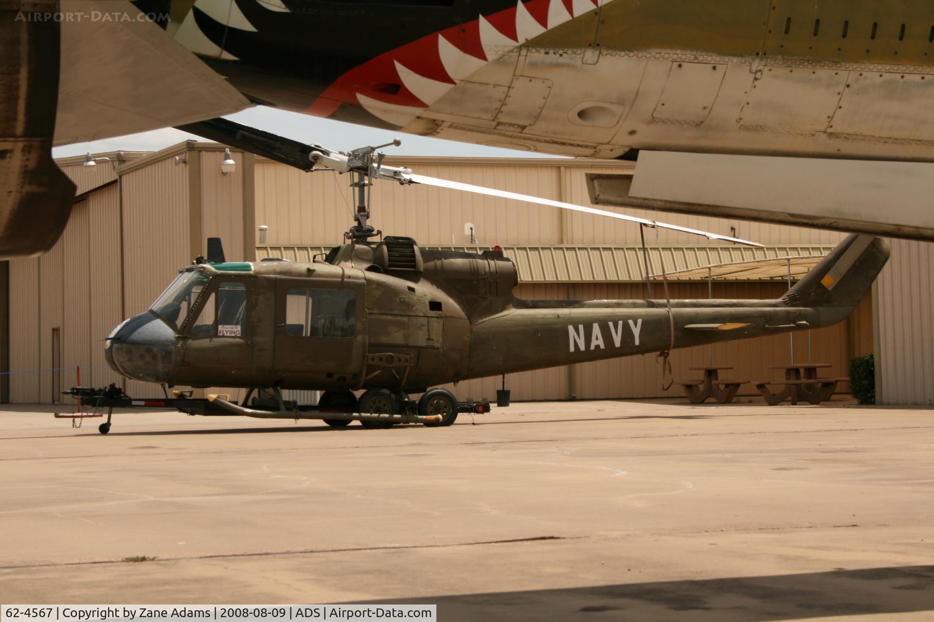 62-4567, 1962 Bell UH-1B Iroquois C/N 627, Newly aquired Huey at the Cavanaugh Museum.