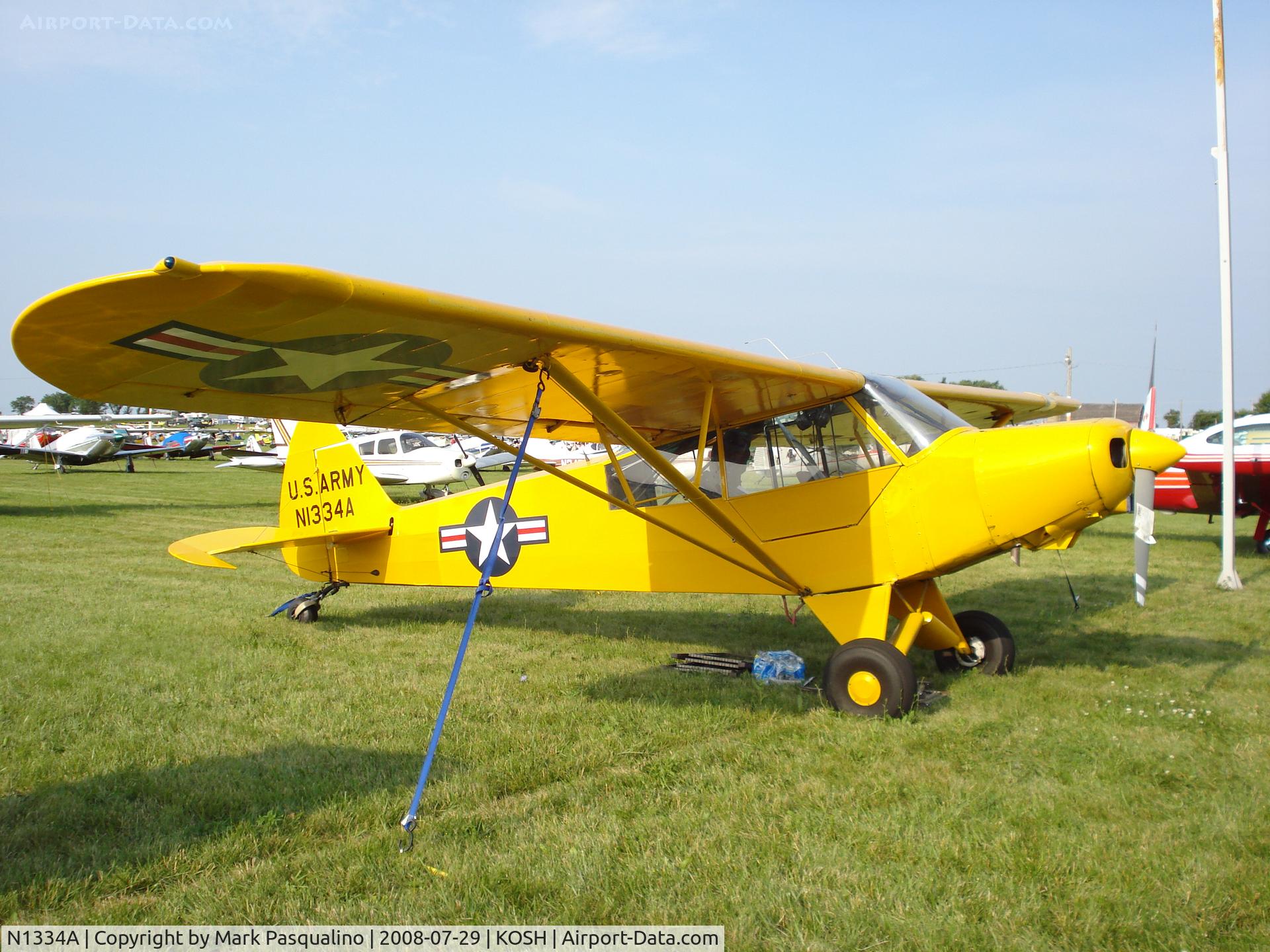 N1334A, 1951 Piper PA-18-125 Super Cub C/N 18-1147, Piper PA-18-125