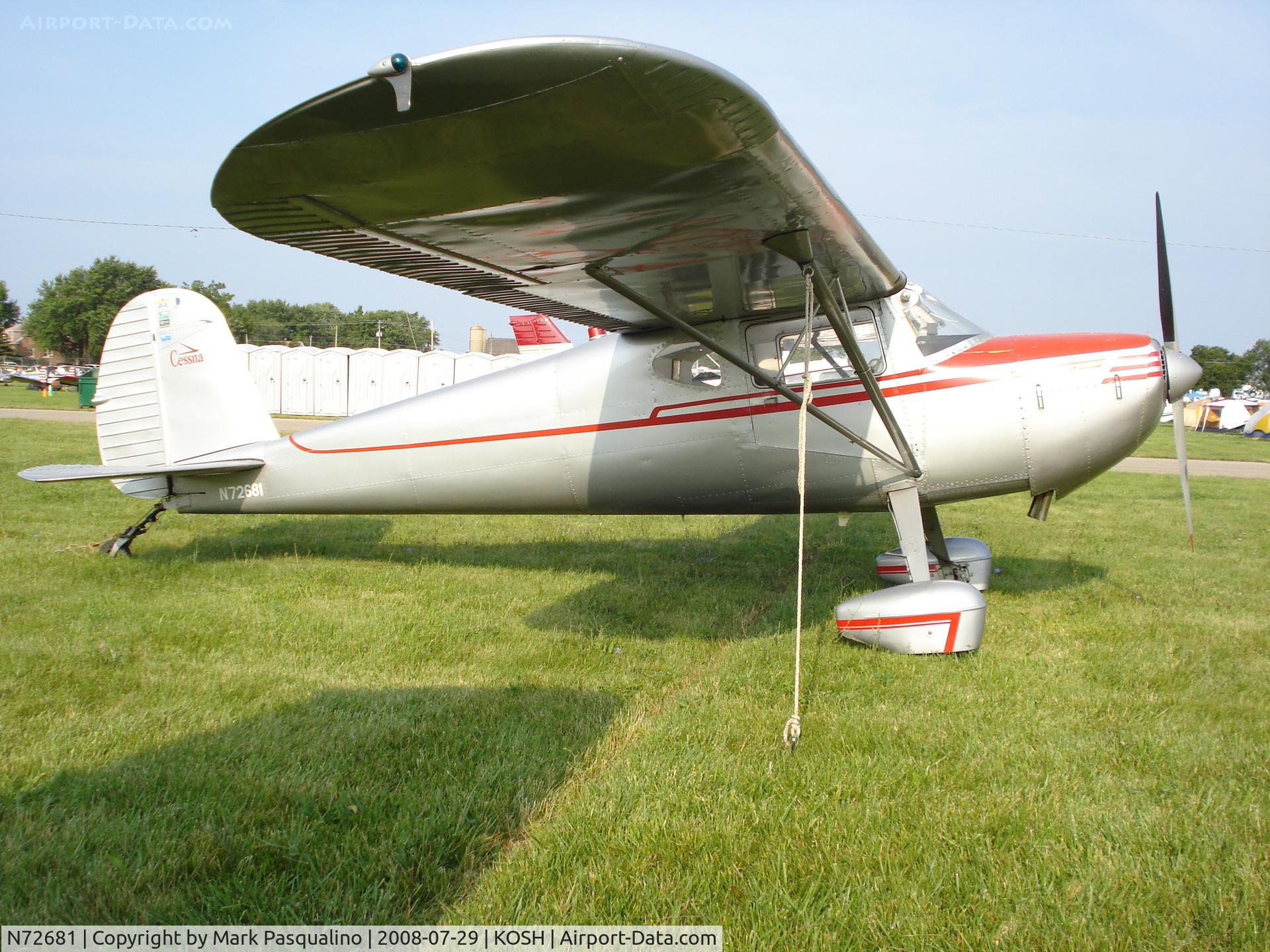 N72681, 1946 Cessna 140 C/N 9857, Cessna 140