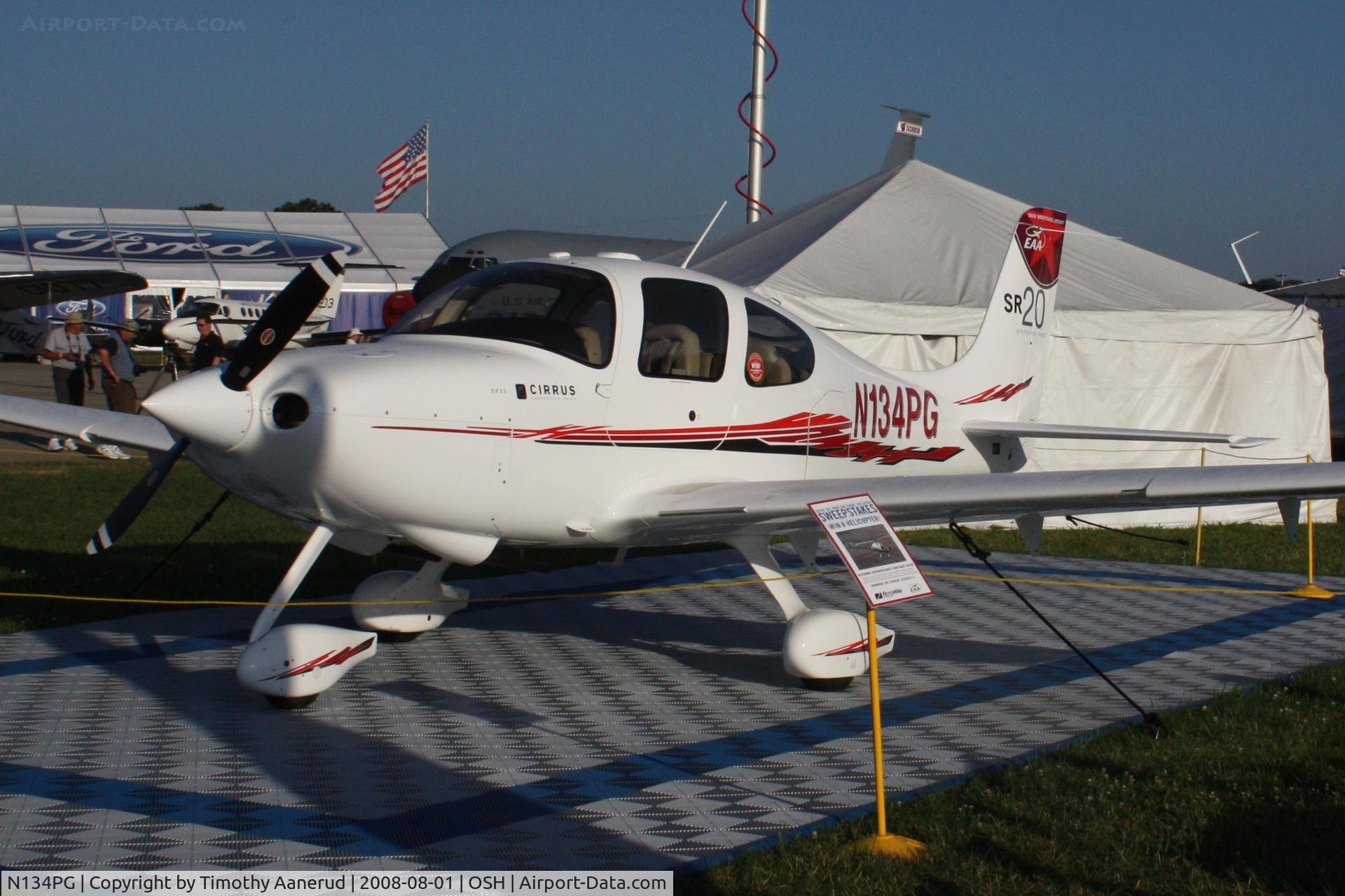 N134PG, 2008 Cirrus SR20 C/N 1935, EAA AirVenture 2008