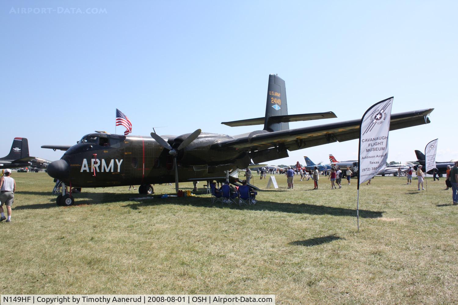 N149HF, 1962 De Havilland Canada DHC-4A Caribou C/N 85, EAA AirVenture 2008