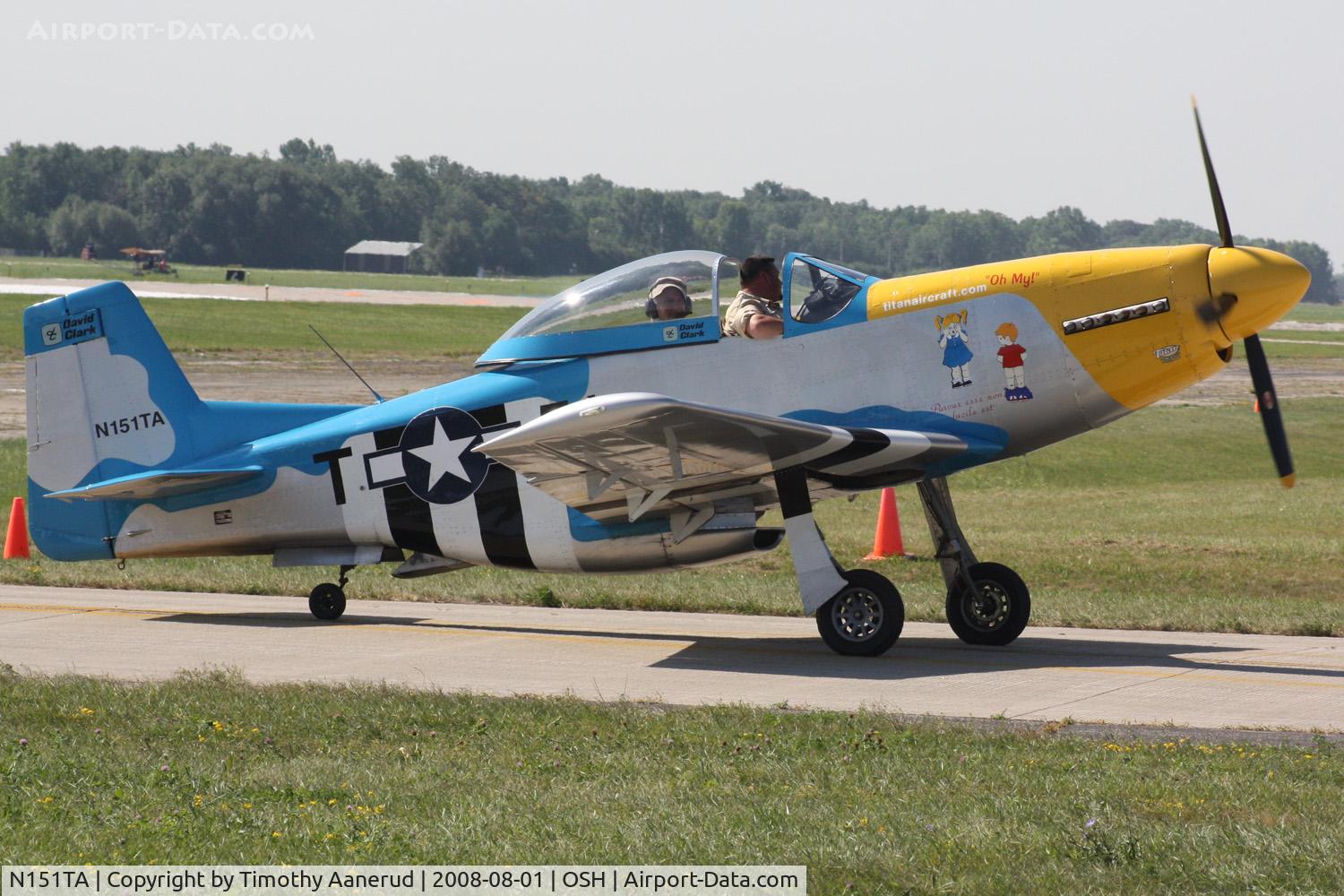 N151TA, Titan T-51 Mustang C/N M04SV6SOHK0027, EAA AirVenture 2008