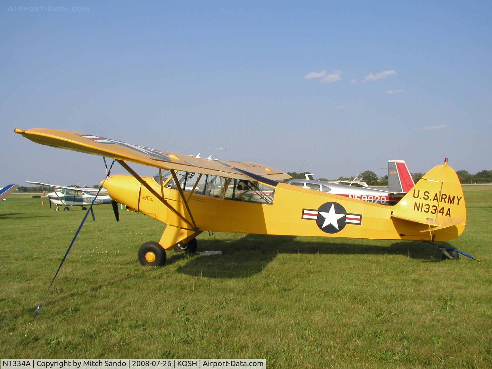 N1334A, 1951 Piper PA-18-125 Super Cub C/N 18-1147, EAA AirVenture 2008.