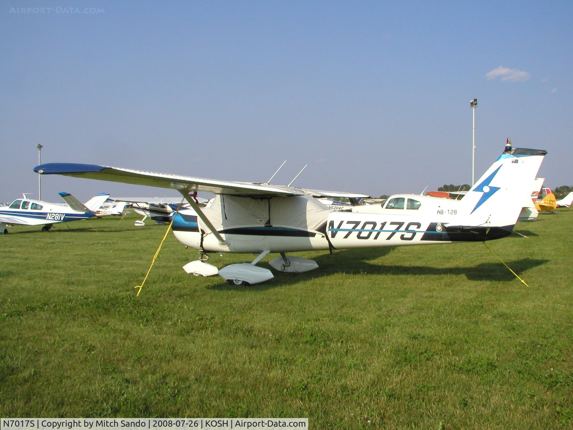N7017S, 1967 Cessna 150H C/N 15067717, EAA AirVenture 2008.