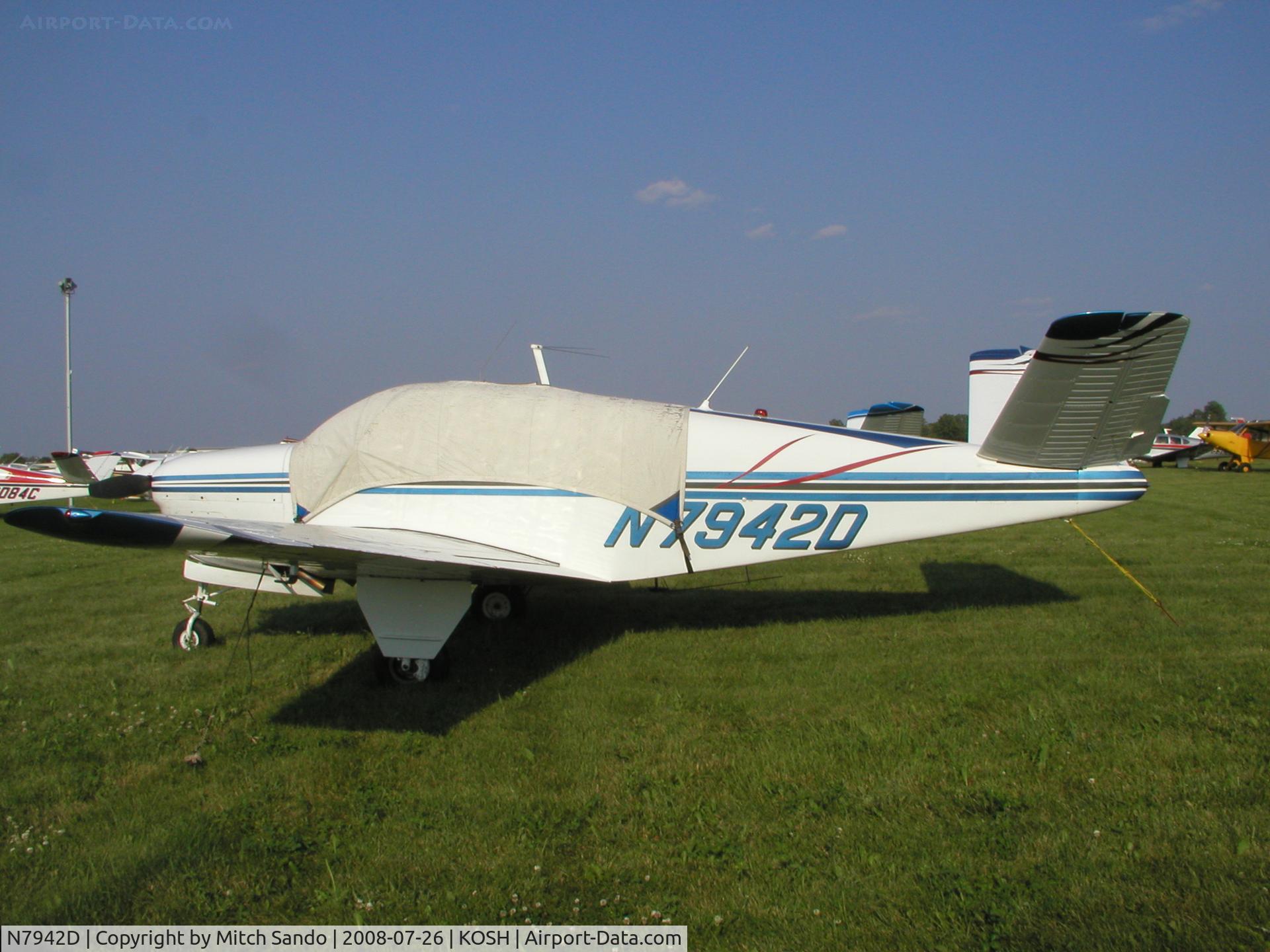N7942D, 1957 Beech H35 Bonanza C/N D-5192, EAA AirVenture 2008.