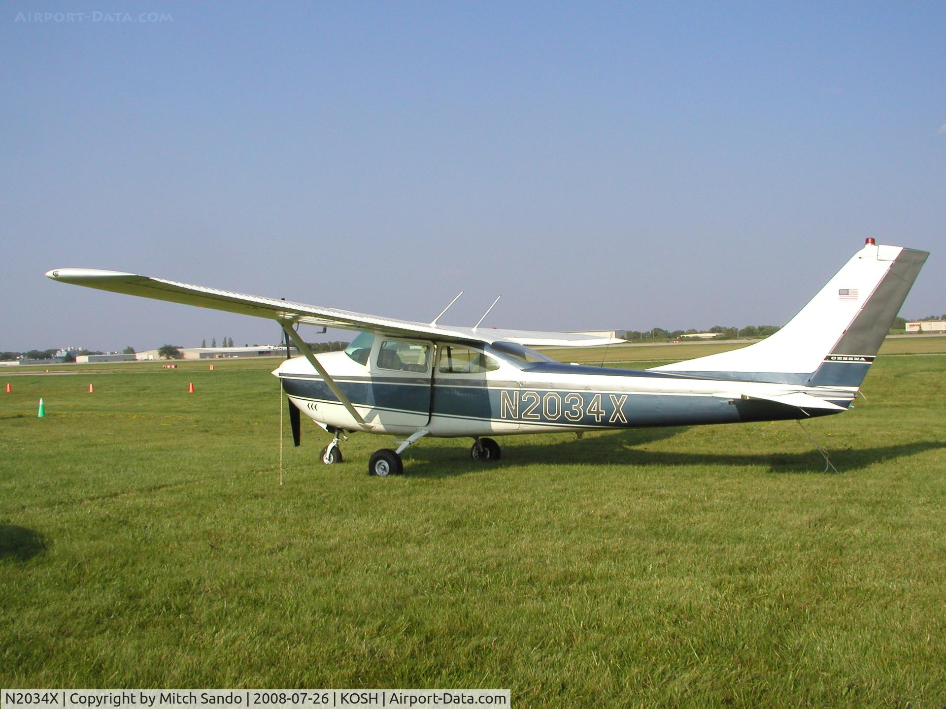 N2034X, 1965 Cessna 182H Skylane C/N 18256134, EAA AirVenture 2008.