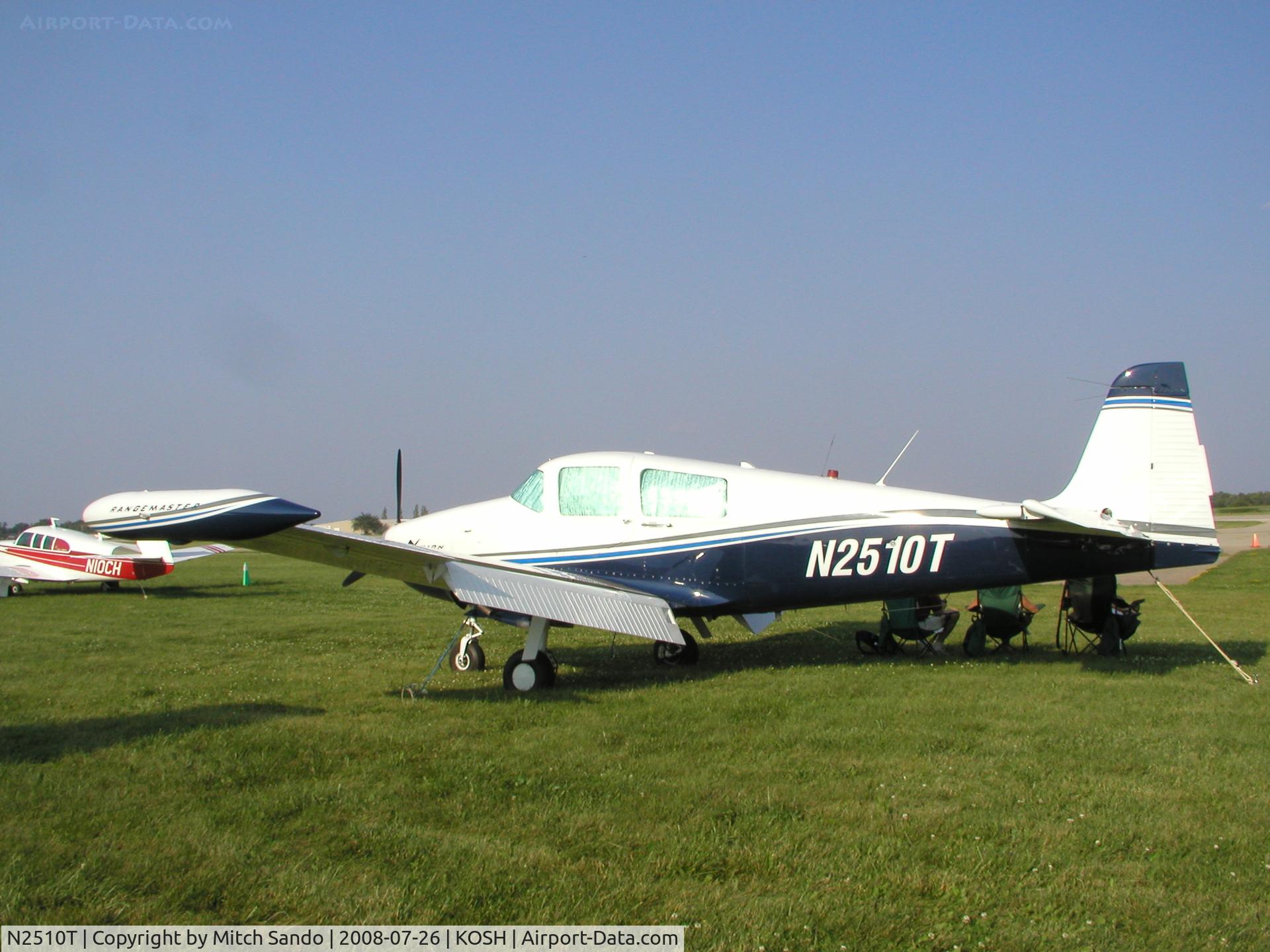 N2510T, 1968 Navion Rangemaster H C/N NAV-4-2510, EAA AirVenture 2008.