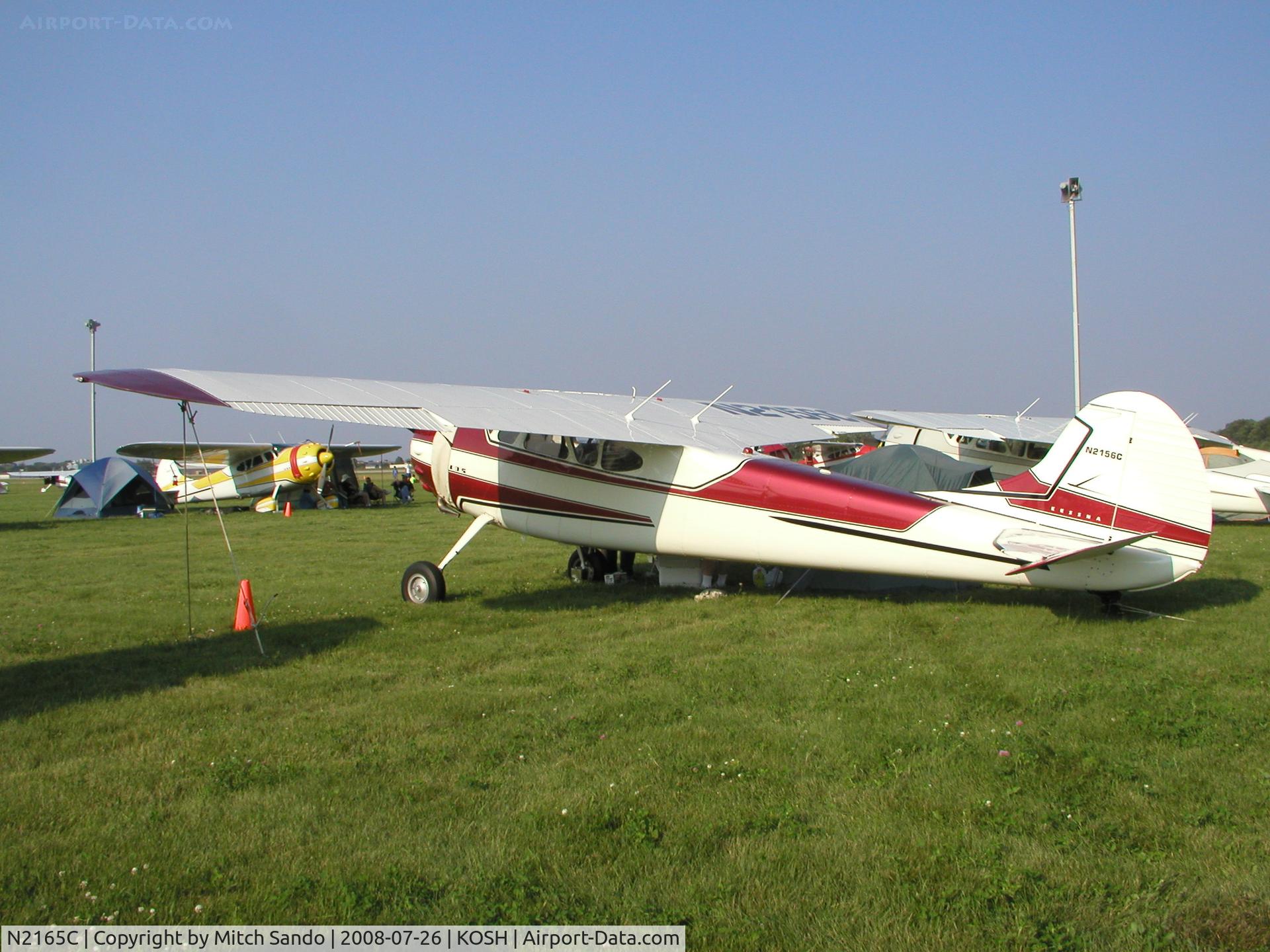 N2165C, 1954 Cessna 195B Businessliner C/N 16150, EAA AirVenture 2008.