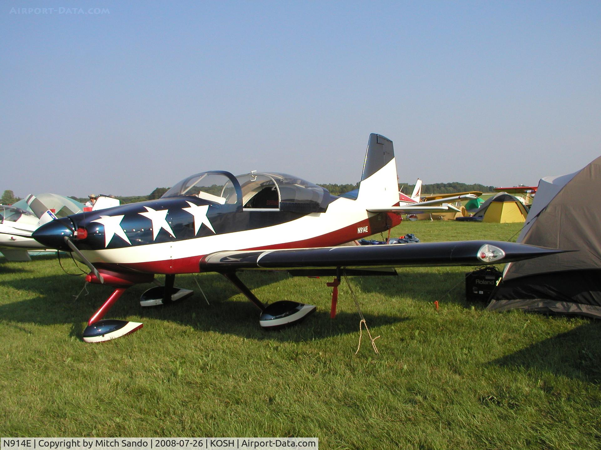 N914E, 2005 Vans RV-7A C/N 70599, EAA AirVenture 2008.
