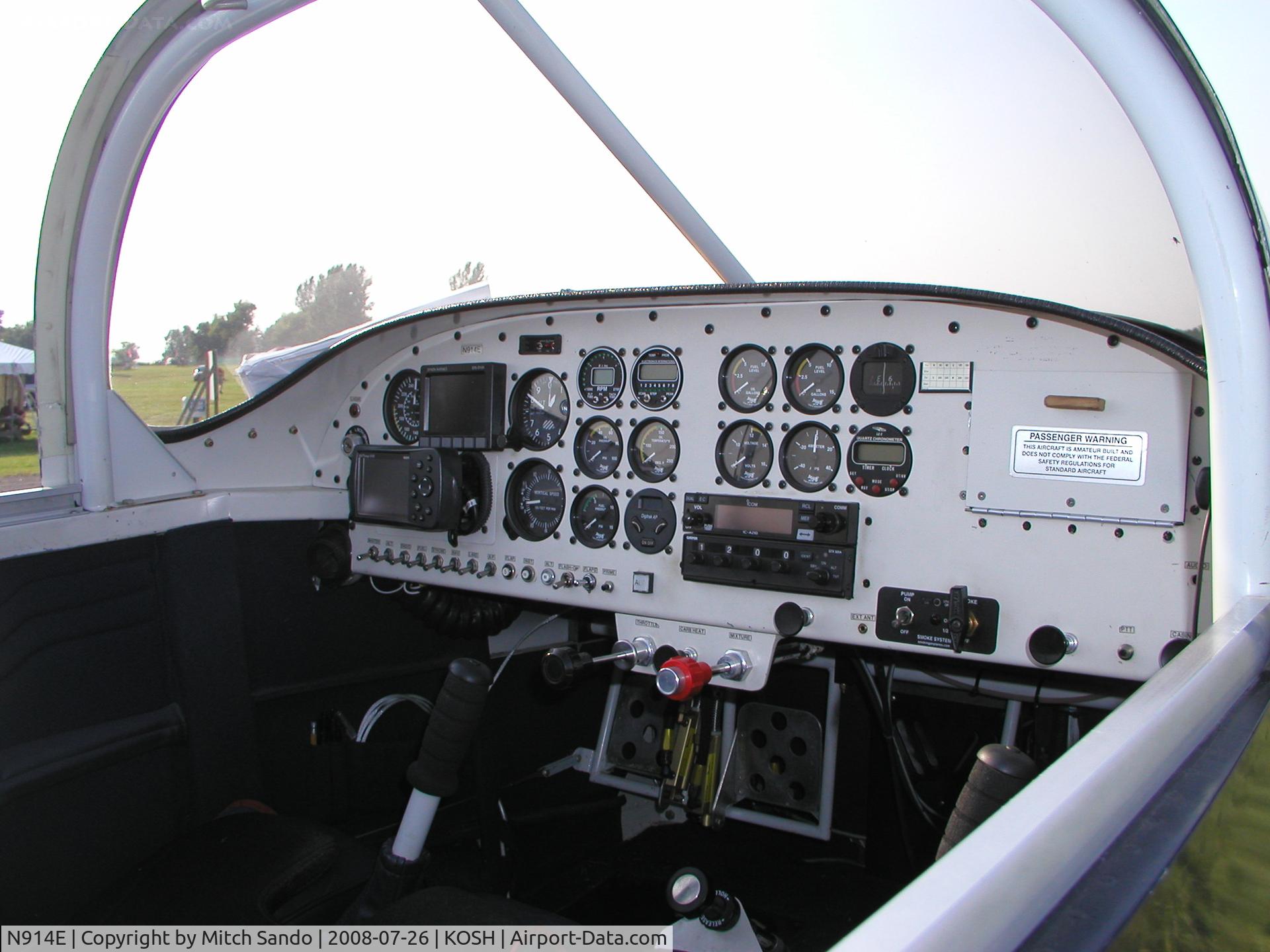 N914E, 2005 Vans RV-7A C/N 70599, EAA AirVenture 2008.