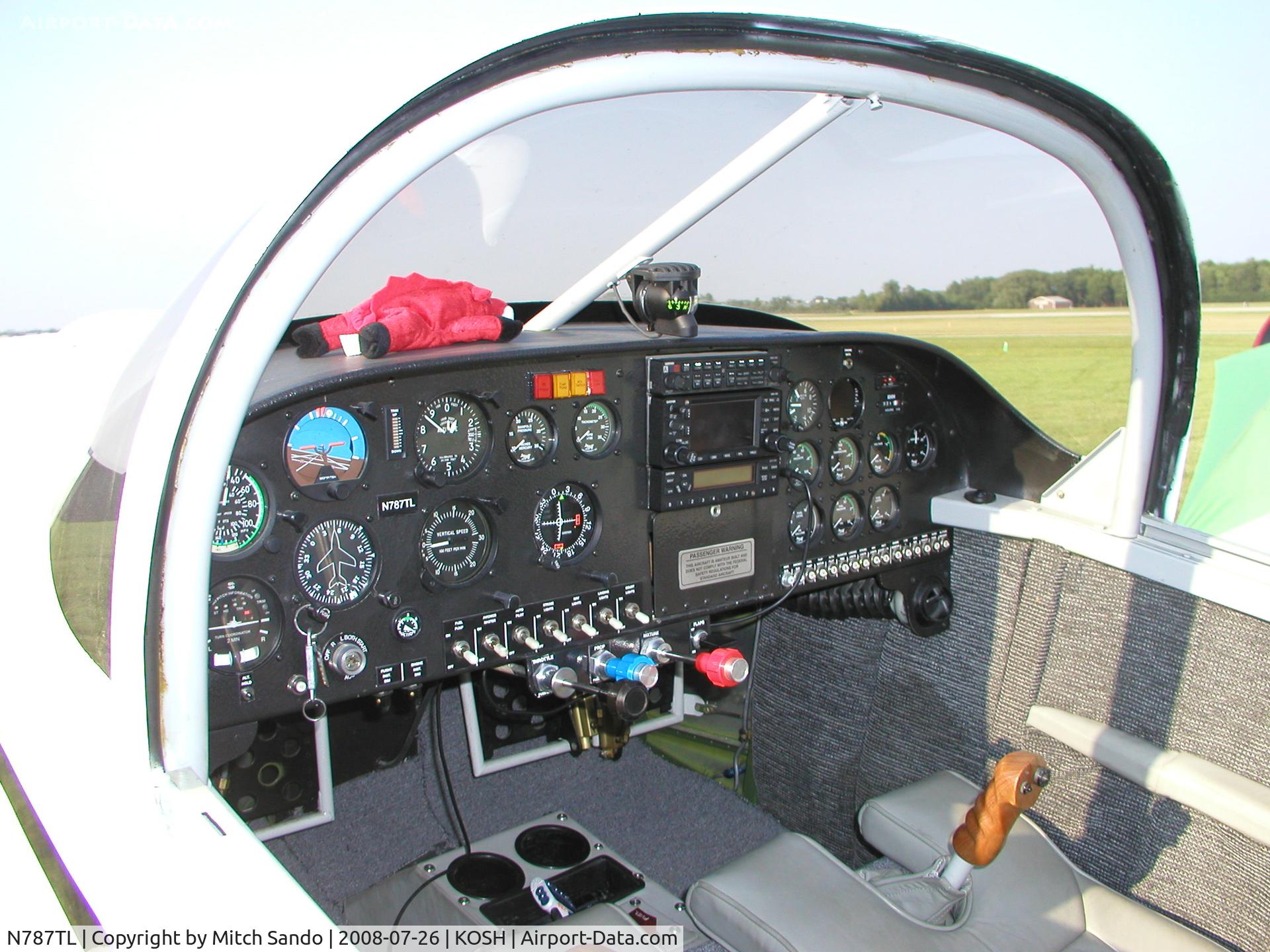 N787TL, Vans RV-6 C/N 25819, EAA AirVenture 2008.