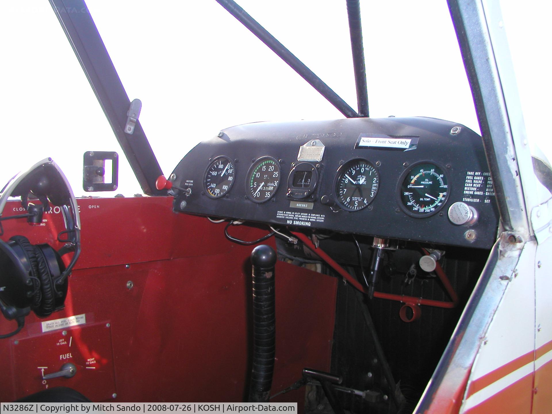 N3286Z, 1959 Piper PA-18 C/N 18-7208, EAA AirVenture 2008.