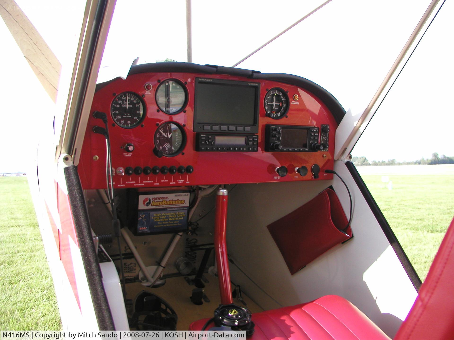 N416MS, 2008 American Legend Texas Sport C/N MS101, EAA AirVenture 2008.