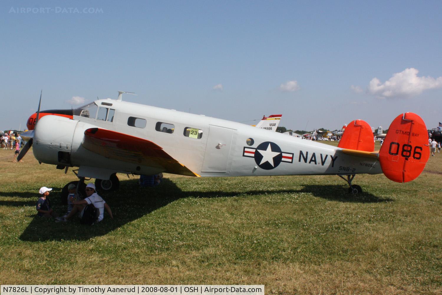N7826L, 1951 Beech TC-45G C/N AF-86, EAA AirVenture 2008