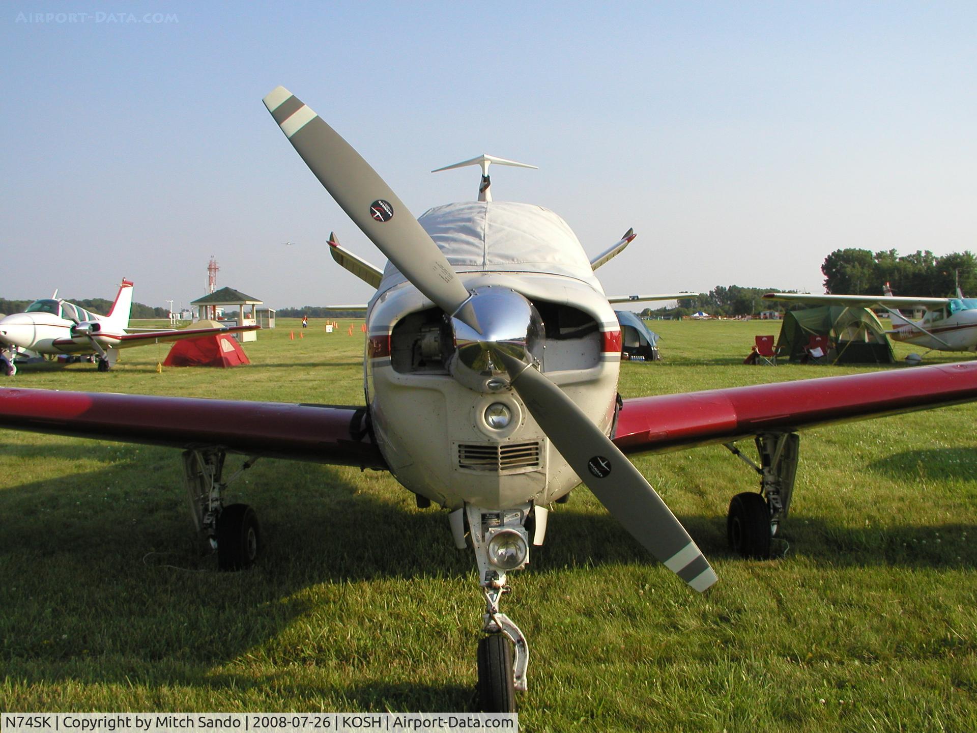 N74SK, 1966 Beech V35 Bonanza C/N D-8148, EAA AirVenture 2008.
