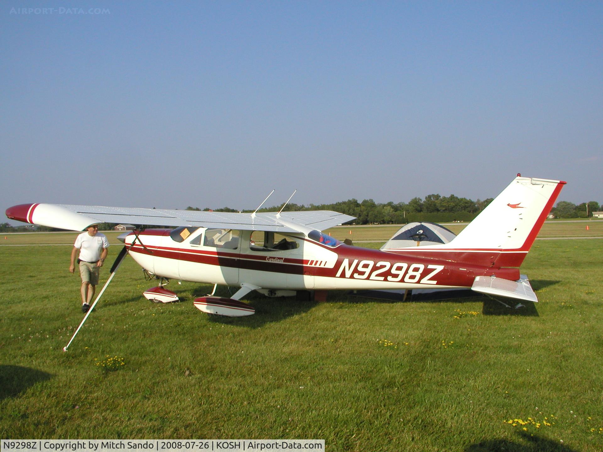 N9298Z, Cessna 177A Cardinal C/N 17701215, EAA AirVenture 2008.