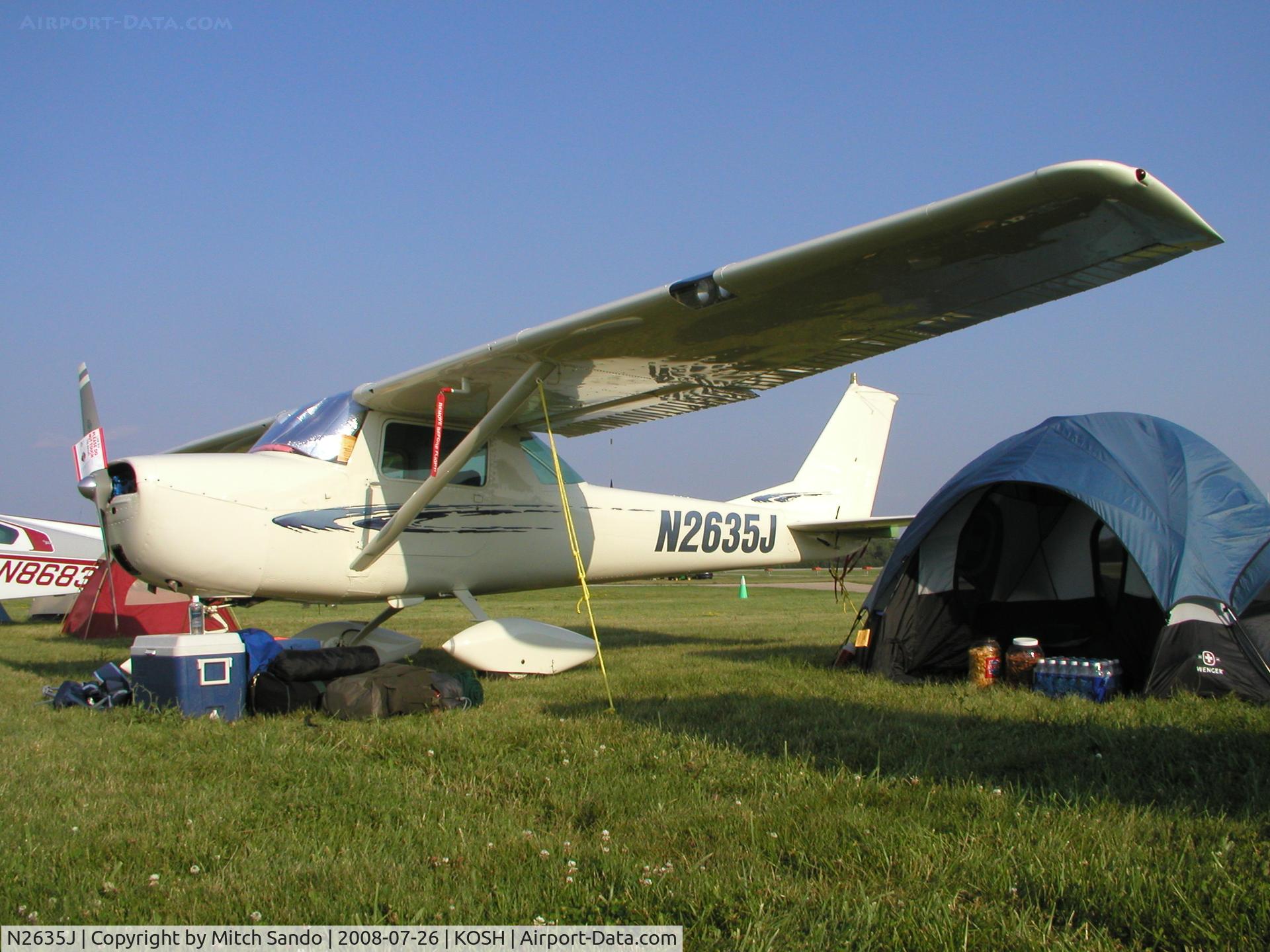 N2635J, 1966 Cessna 150G C/N 15065635, EAA AirVenture 2008.