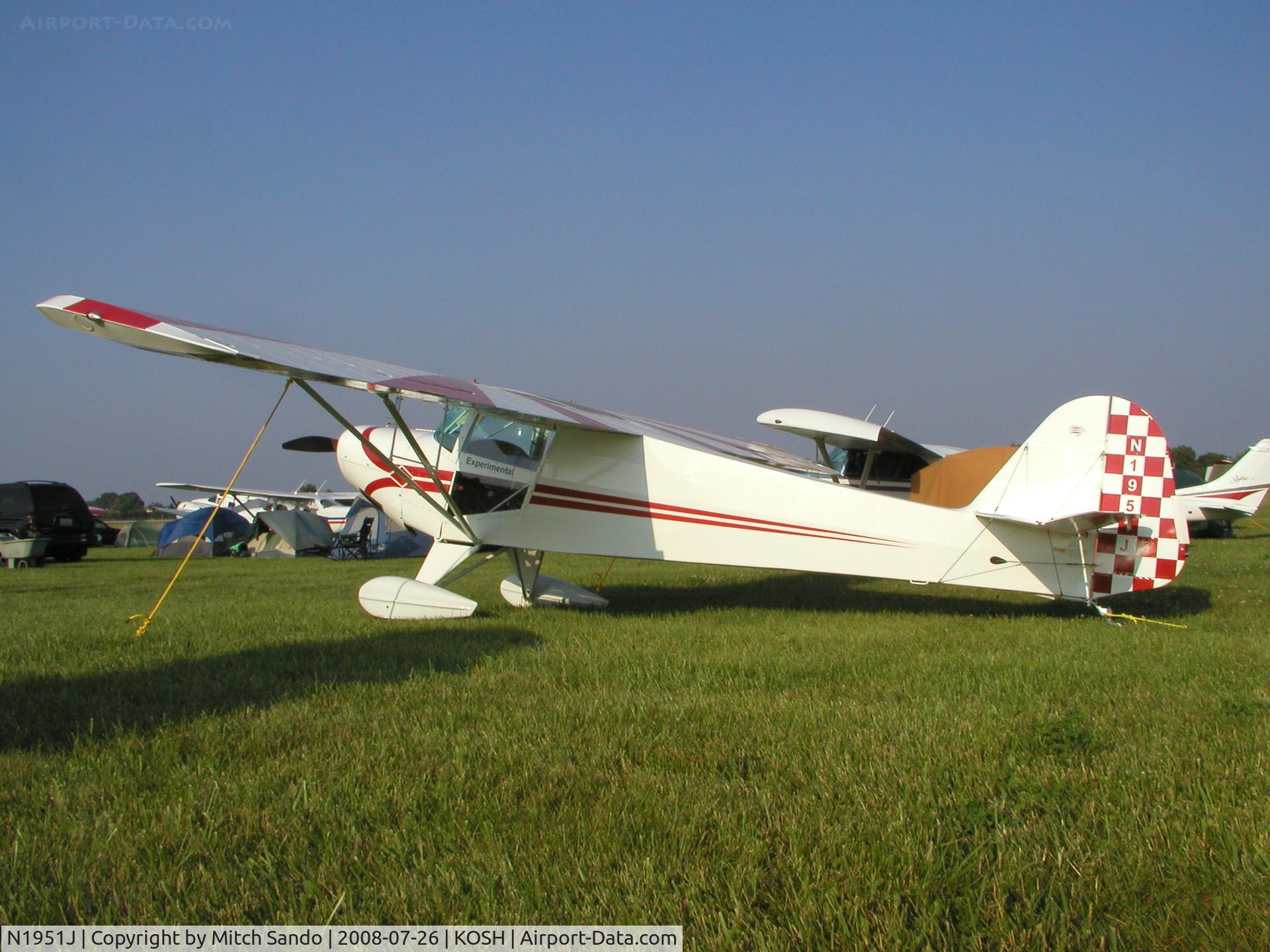 N1951J, 1946 Taylorcraft BC12-D C/N 9902, EAA AirVenture 2008.