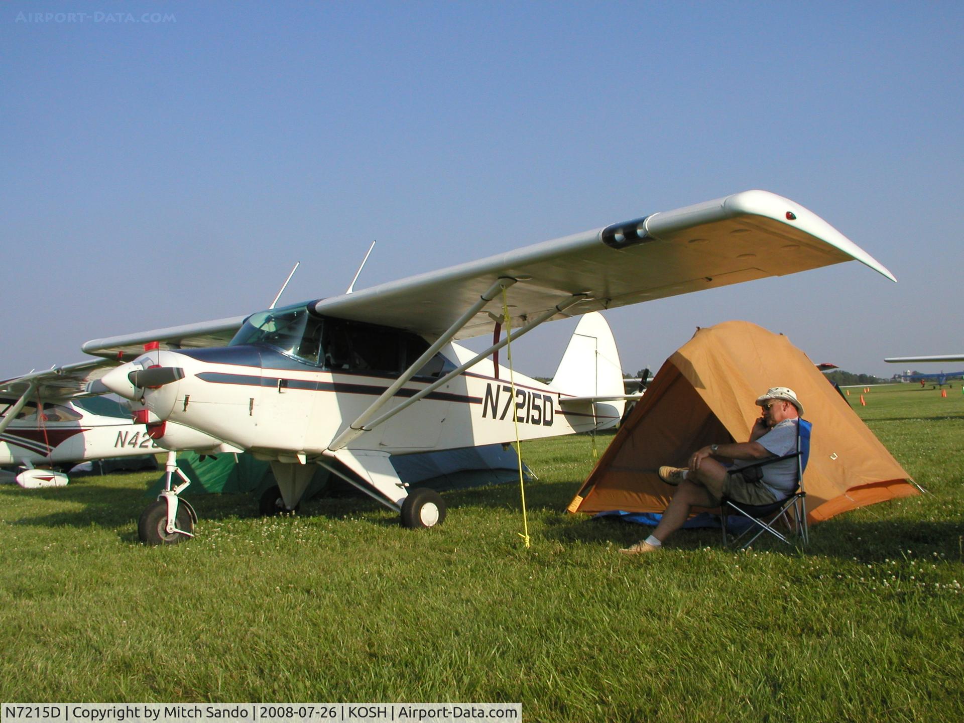 N7215D, 1957 Piper PA-22-150 C/N 22-5039, EAA AirVenture 2008.