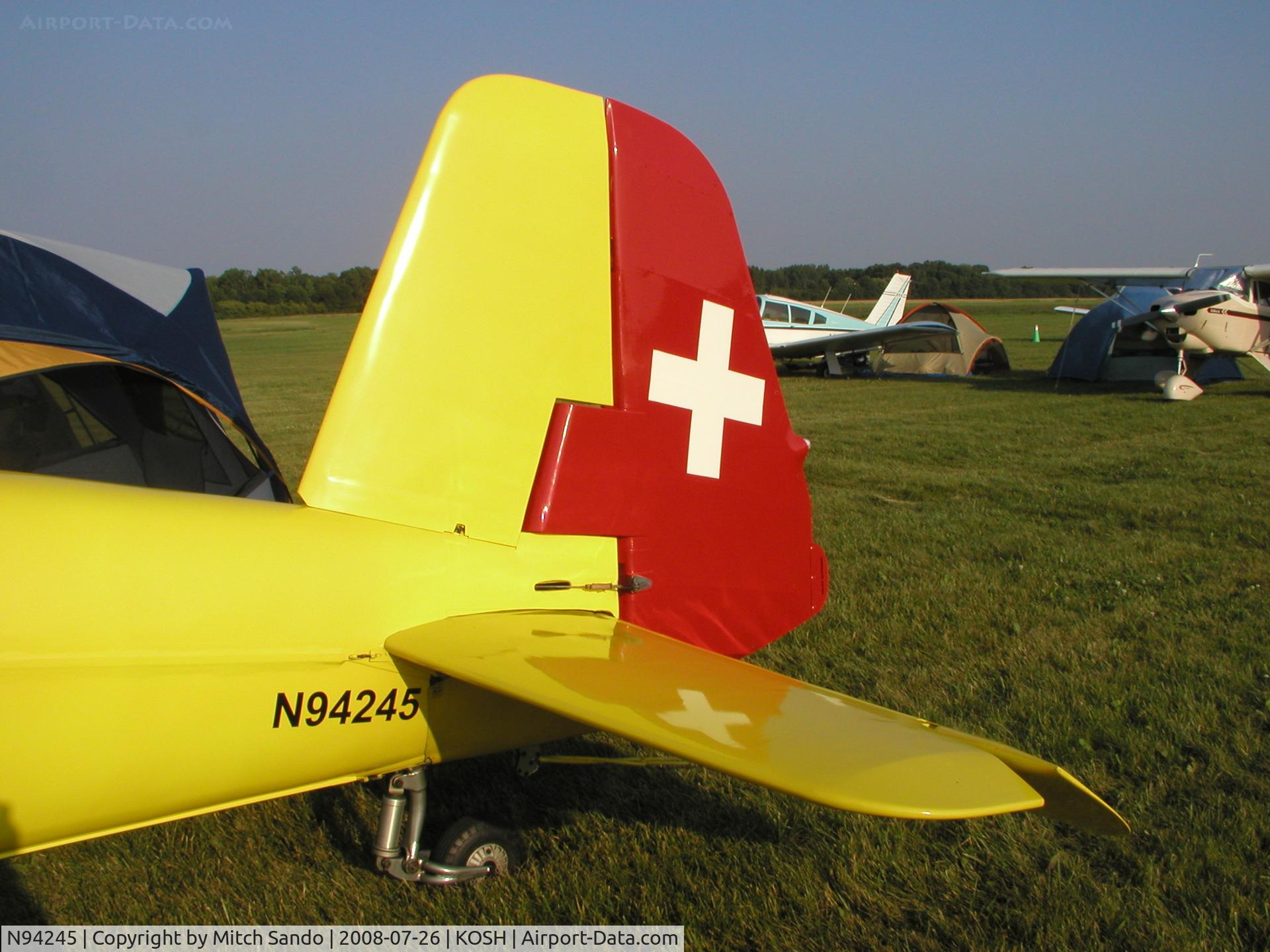 N94245, 1949 Bucker Bu-181 Bestmann C/N 25145, EAA AirVenture 2008.