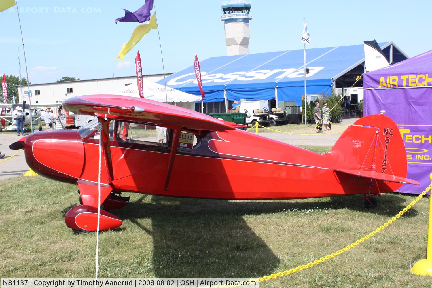 N81137, 1946 McClish Funk B85C C/N 267, 1946 McClish Funk B85C, c/n 267, EAA AirVenture 2008