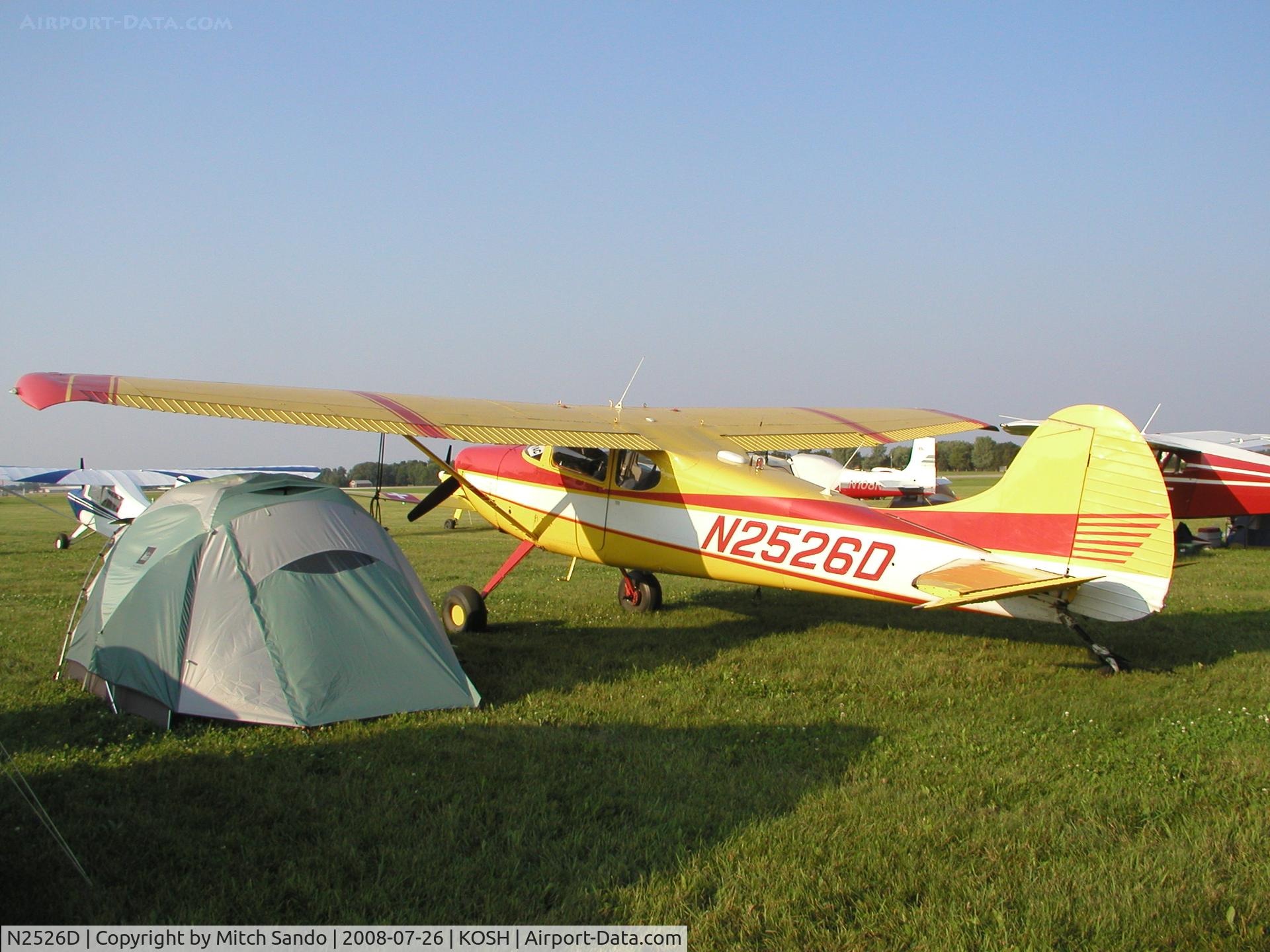 N2526D, 1956 Cessna 170B C/N 20678, EAA AirVenture 2008.