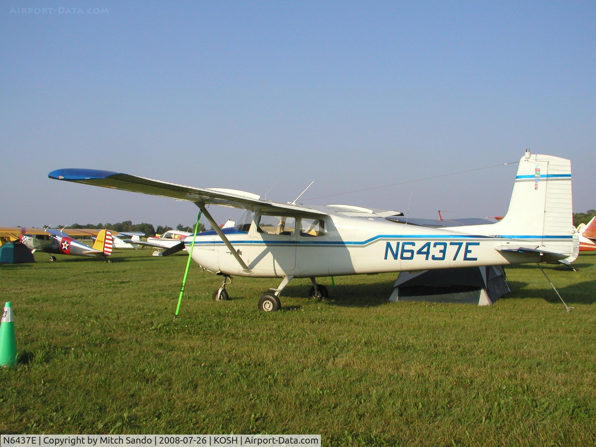 N6437E, 1959 Cessna 172 C/N 46537, EAA AirVenture 2008.
