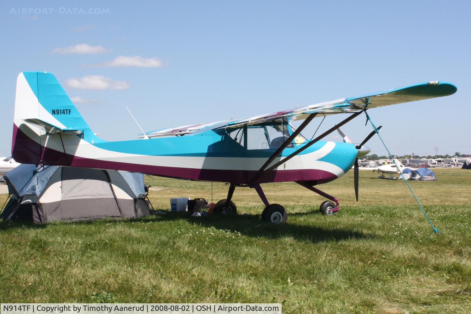 N914TF, 2005 Skystar Kitfox Series 7 C/N S60111-077, EAA AirVenture 2008