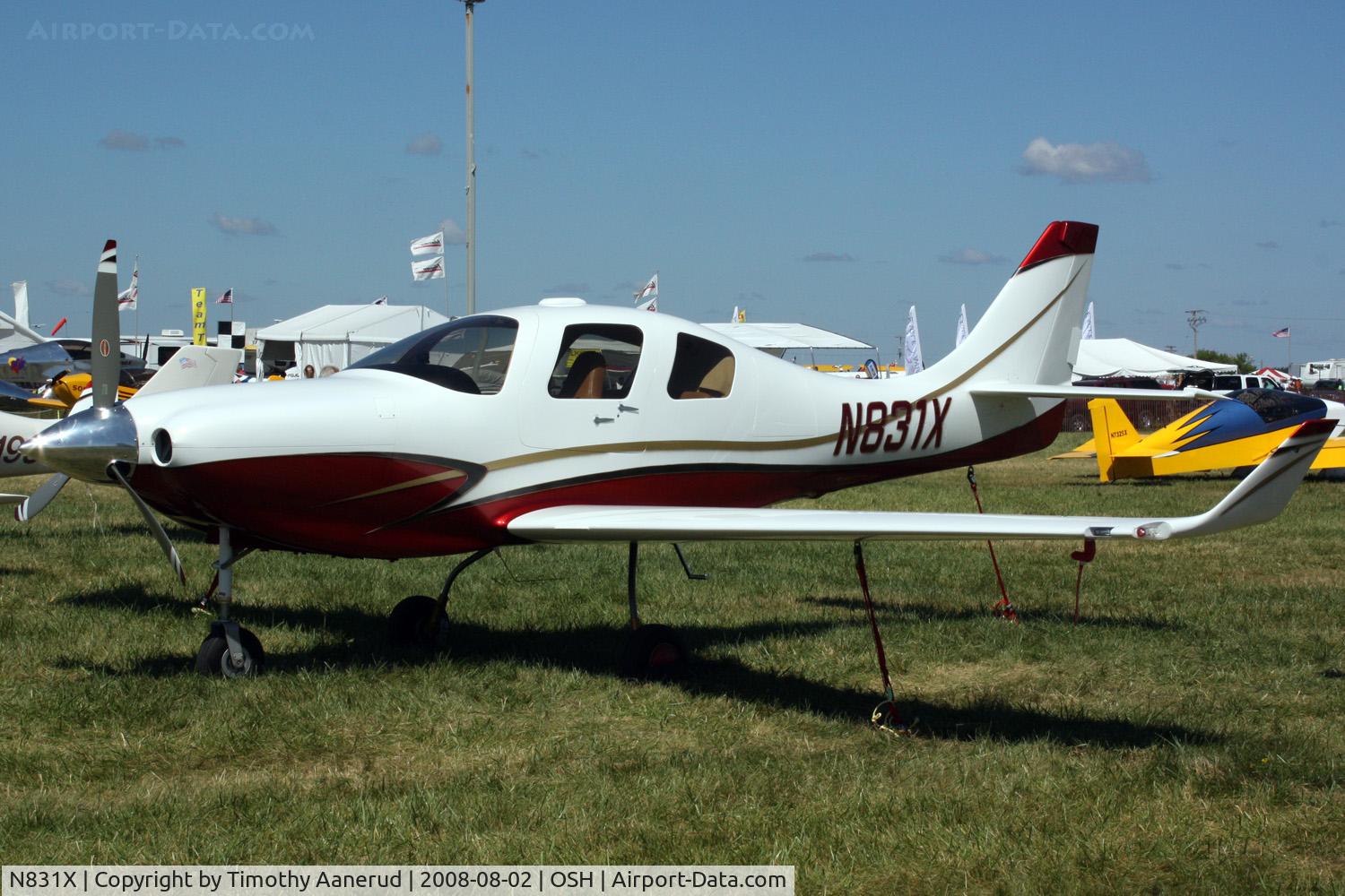 N831X, 2006 Lancair IV-P C/N LIV-453, EAA AirVenture 2008
