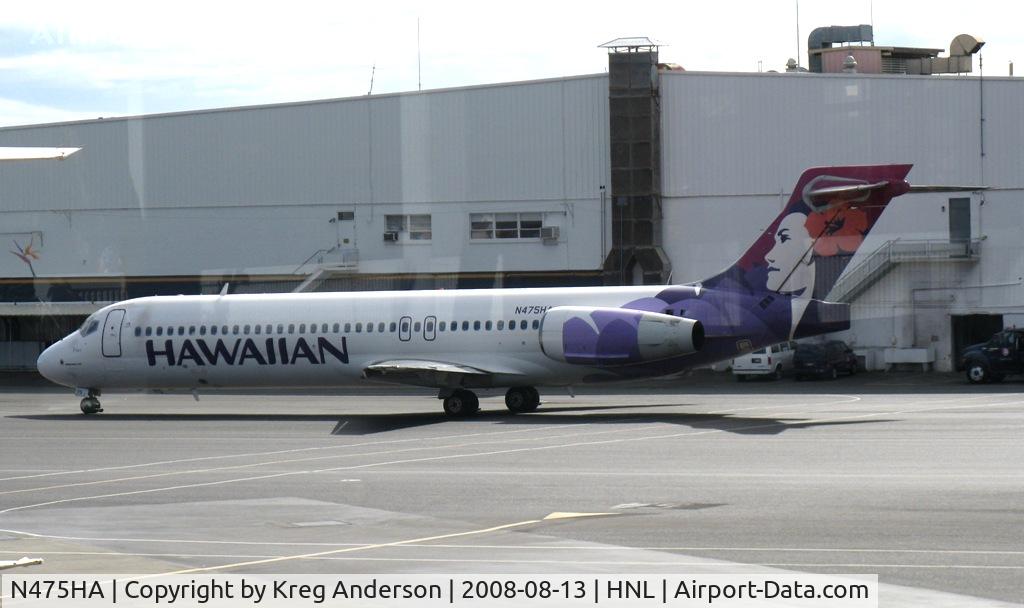 N475HA, 2001 Boeing 717-200 C/N 55121, Sorry for the glare!
